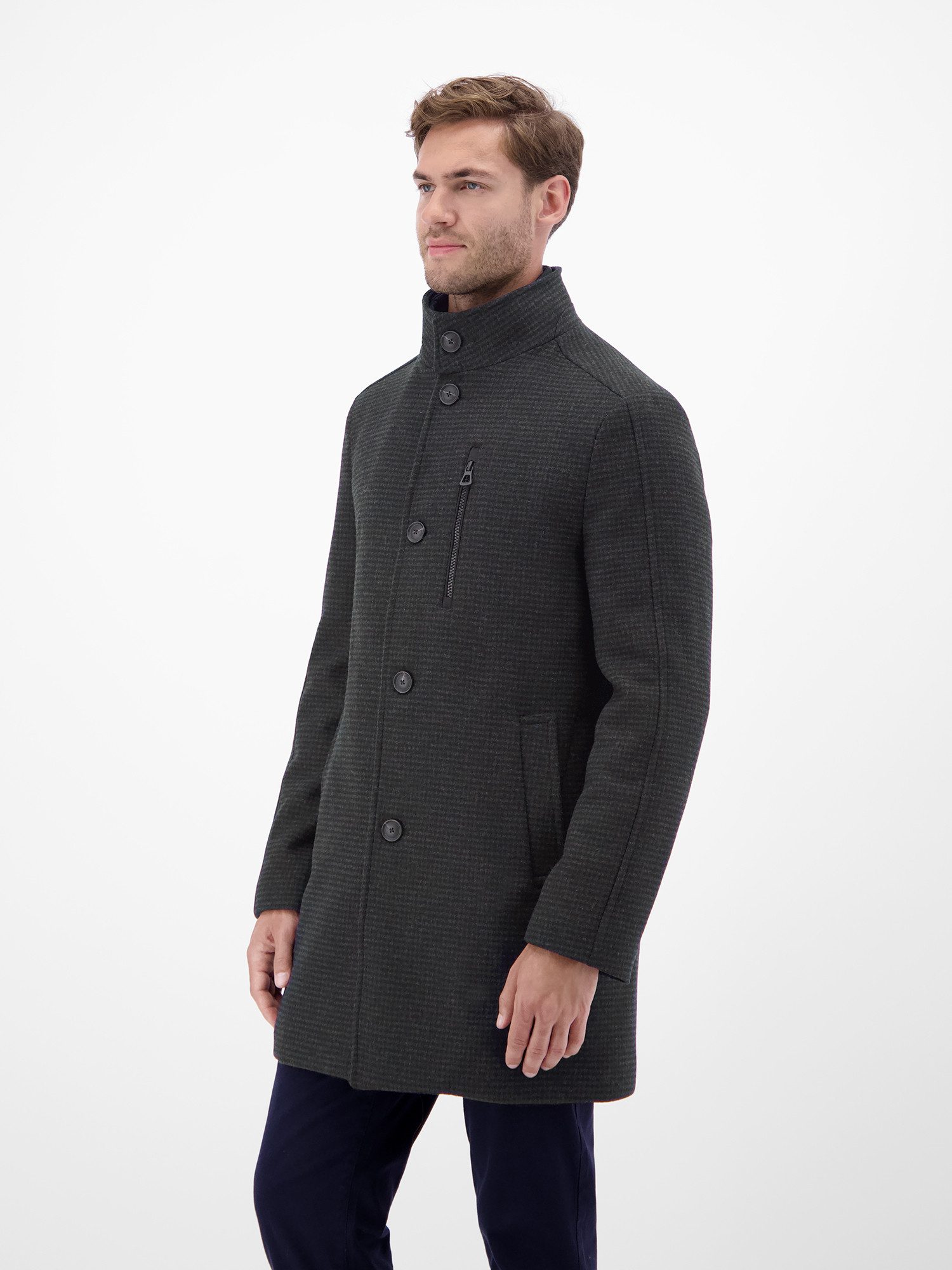 Lerros Wollen jas LERROS Heren wollen mantel