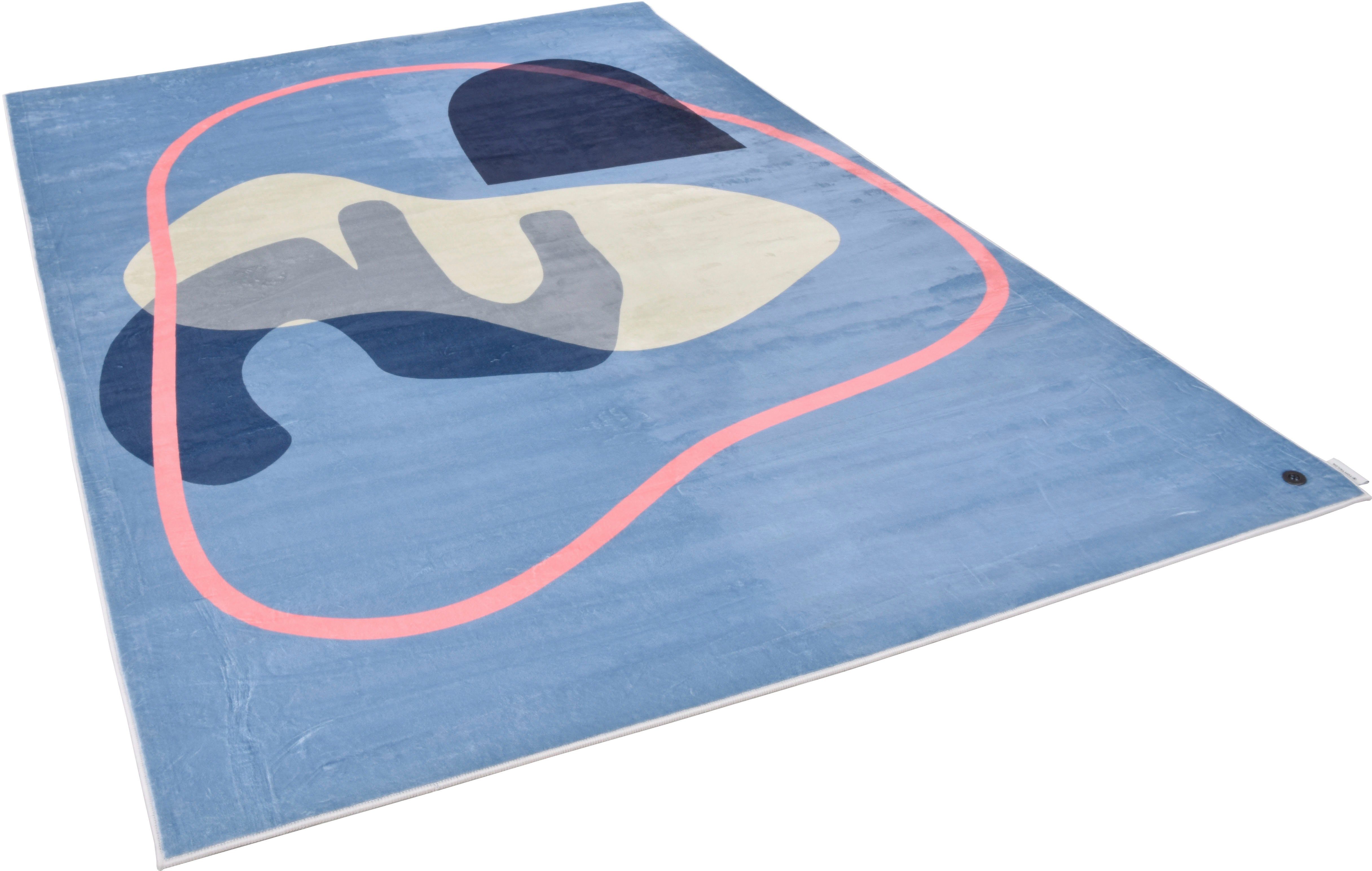 TOM TAILOR HOME Vloerkleed Shapes - FIVE Korte pool, gedessineerd, modern design