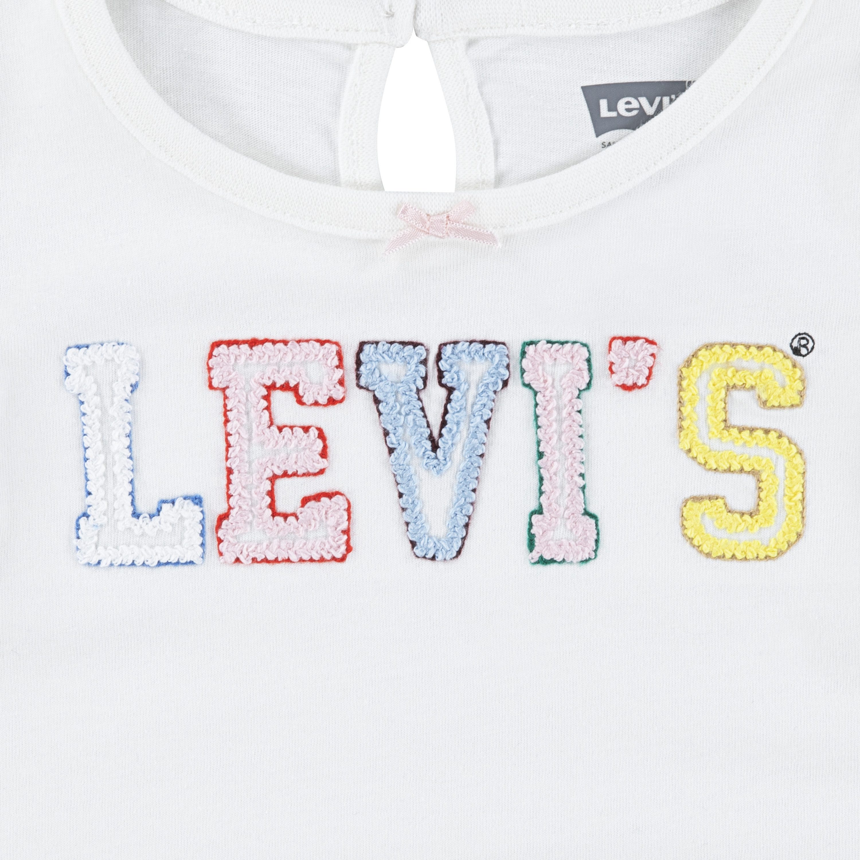Levi's Kidswear Shirt met lange mouwen en broek LVG CROCHET LEVI'S TOP,JEANS (set, 2-delig)