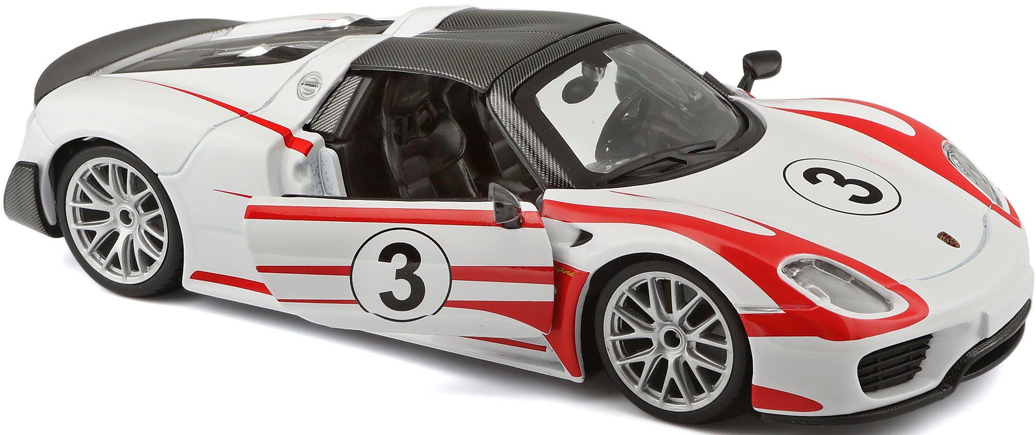 Bburago Auto op schaal Race Porsche 918 Spyder, Weissach