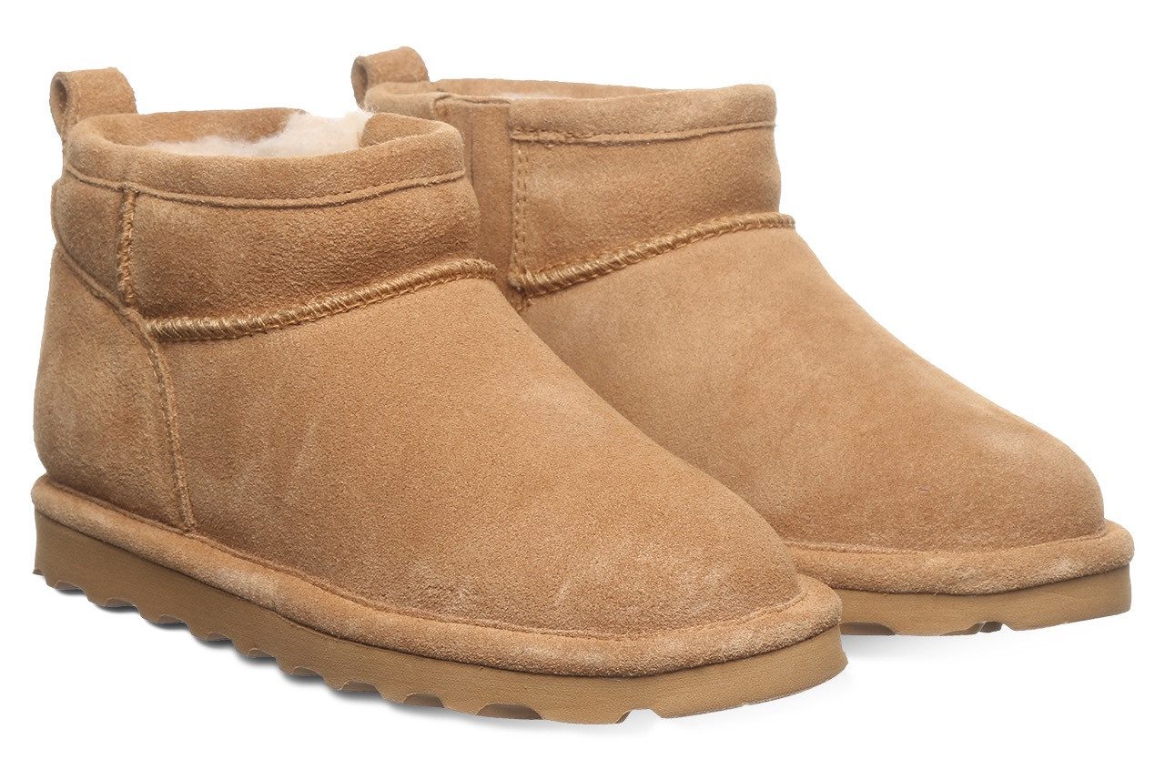 Bearpaw Winterlaarzen SHORTY YOUTH winterlaarzen, instaplaarzen, kinderschoenen met schapenwol