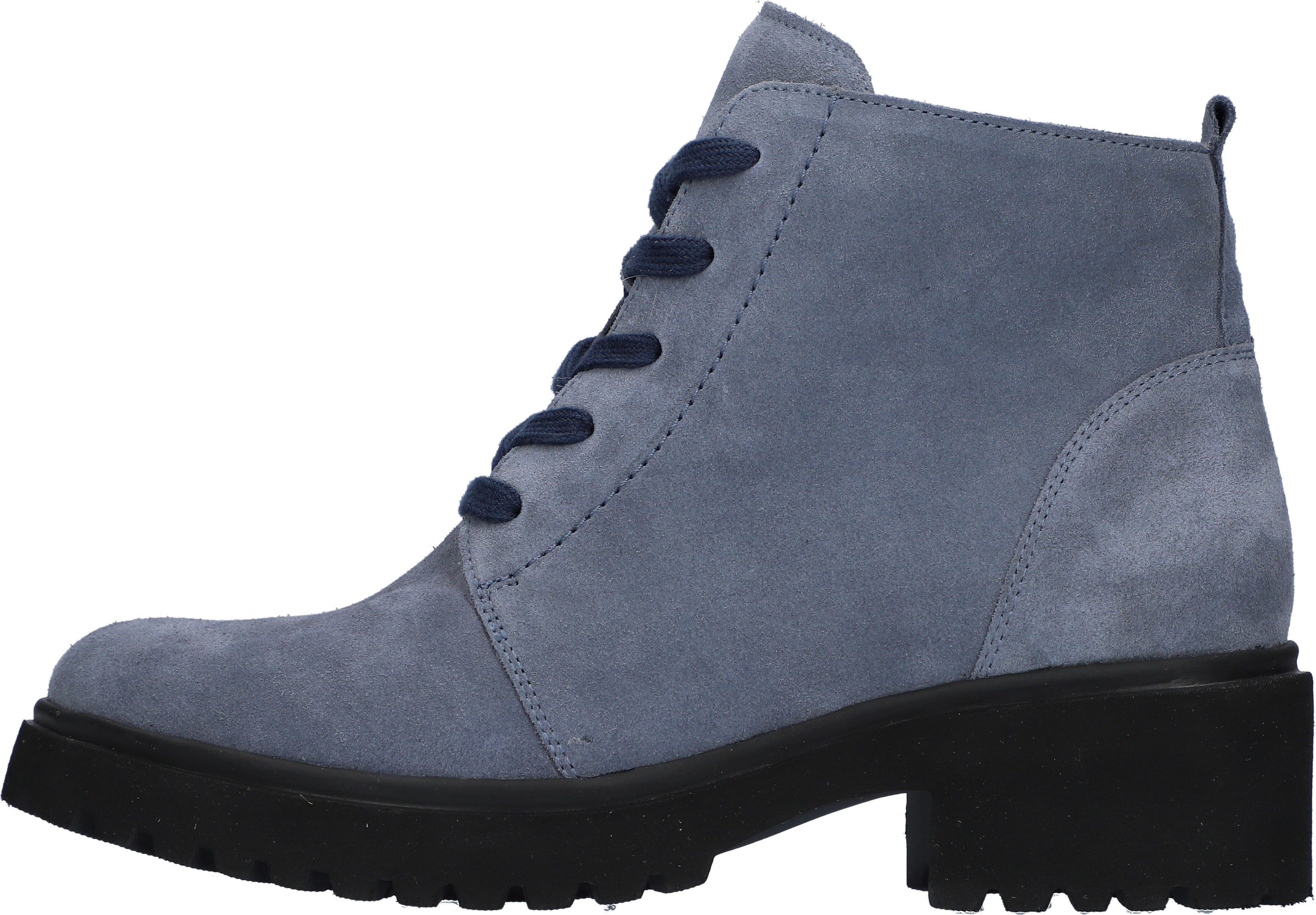 Waldläufer Hoge veterschoenen H-LUISE enkellaars, blokhak, in comfortabele schoenwijdte g (= breed)