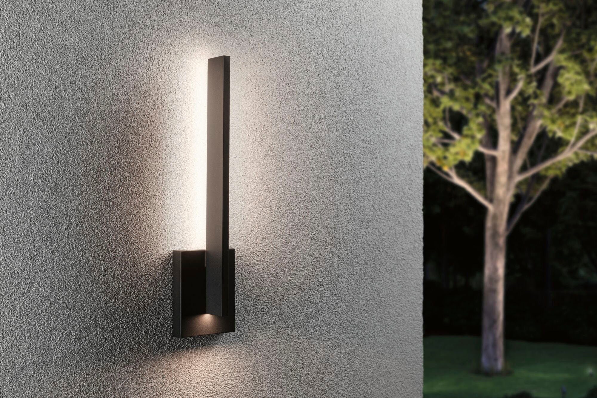 Paulmann Led-wandlamp voor buiten Buiten 230V Levka 13,5W IP44 3000K Antraciet