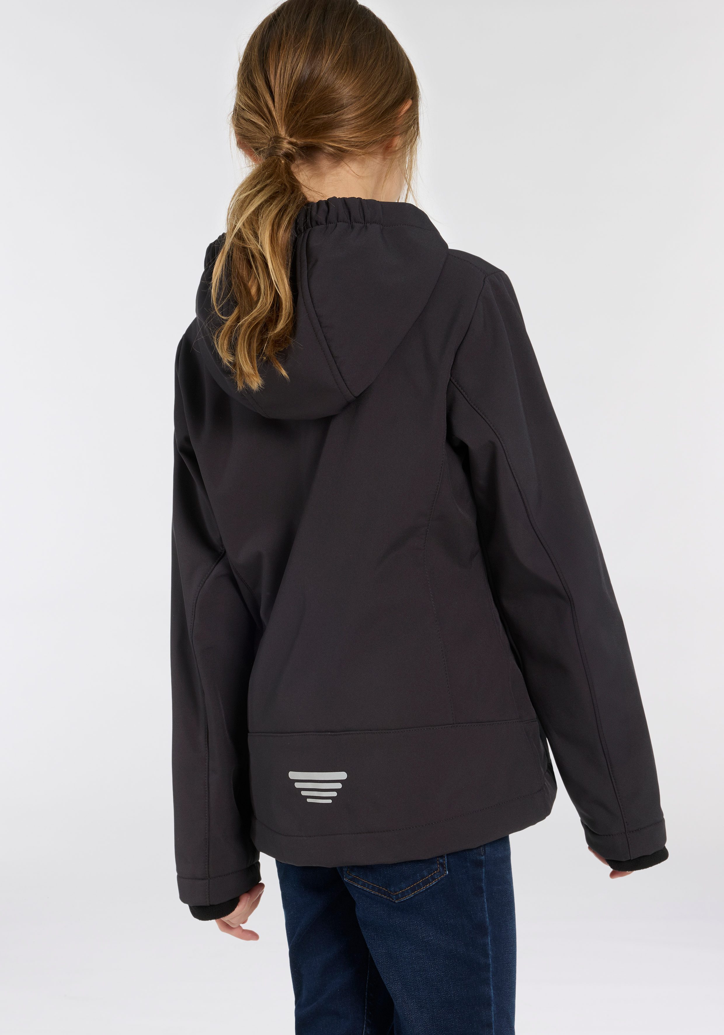 CMP Softshell-jack KID G JACKET FIX HOOD voor kinderen43405465 Ademend & waterafstotend & windafstotend & voor kinderen