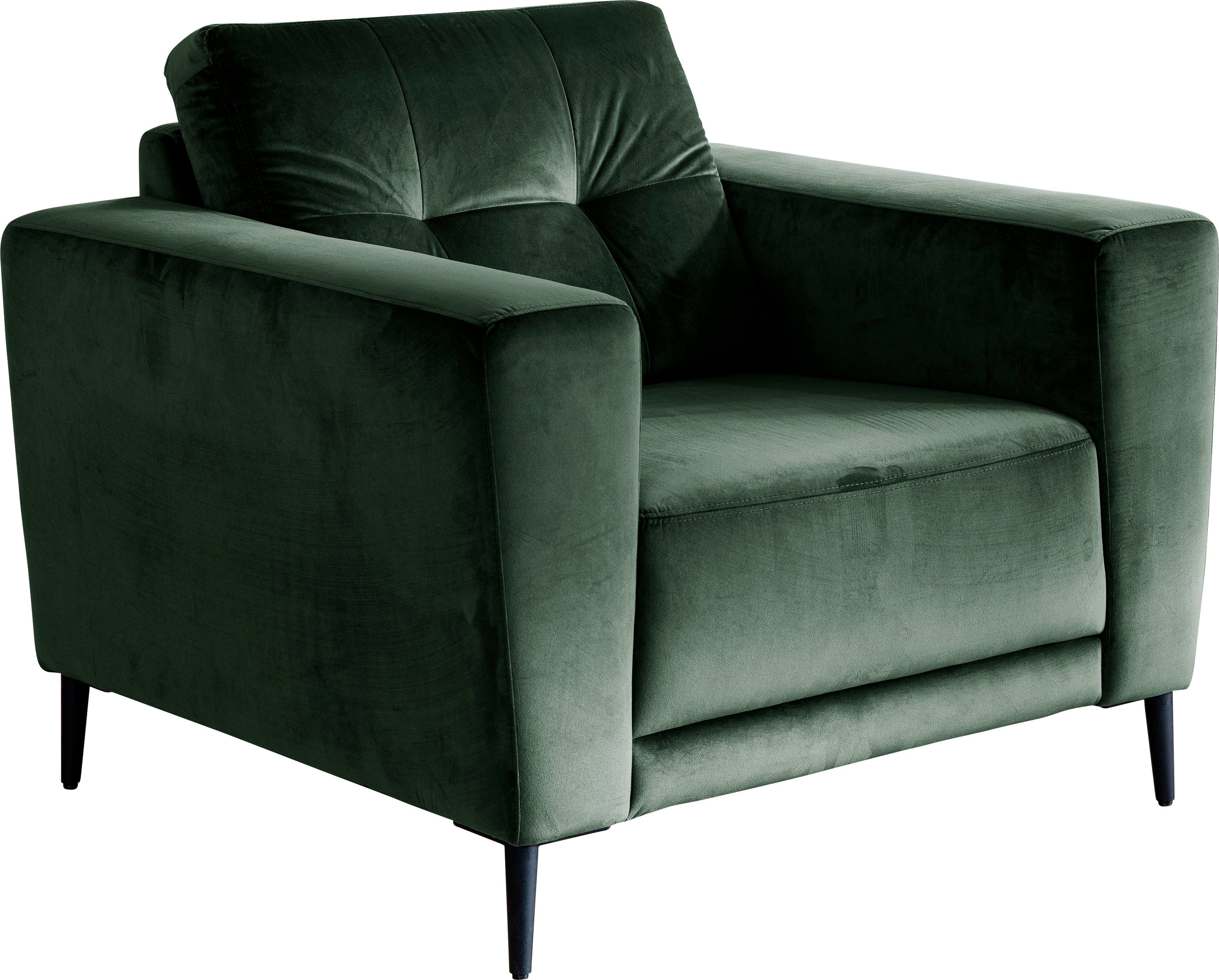Trends by HG Fauteuil Barcelona met metalen voet, vrij plaatsbaar