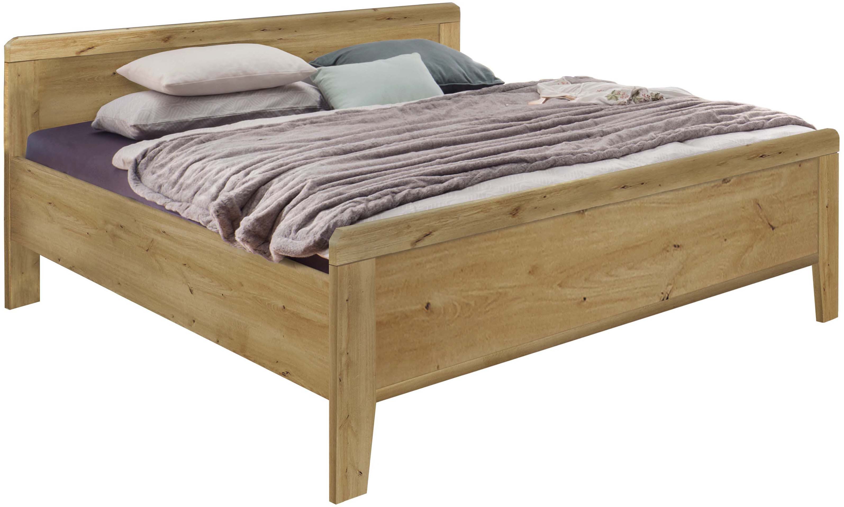 WIEMANN Houten bed Bern viervoudig verstelbare lighoogte bedden beige