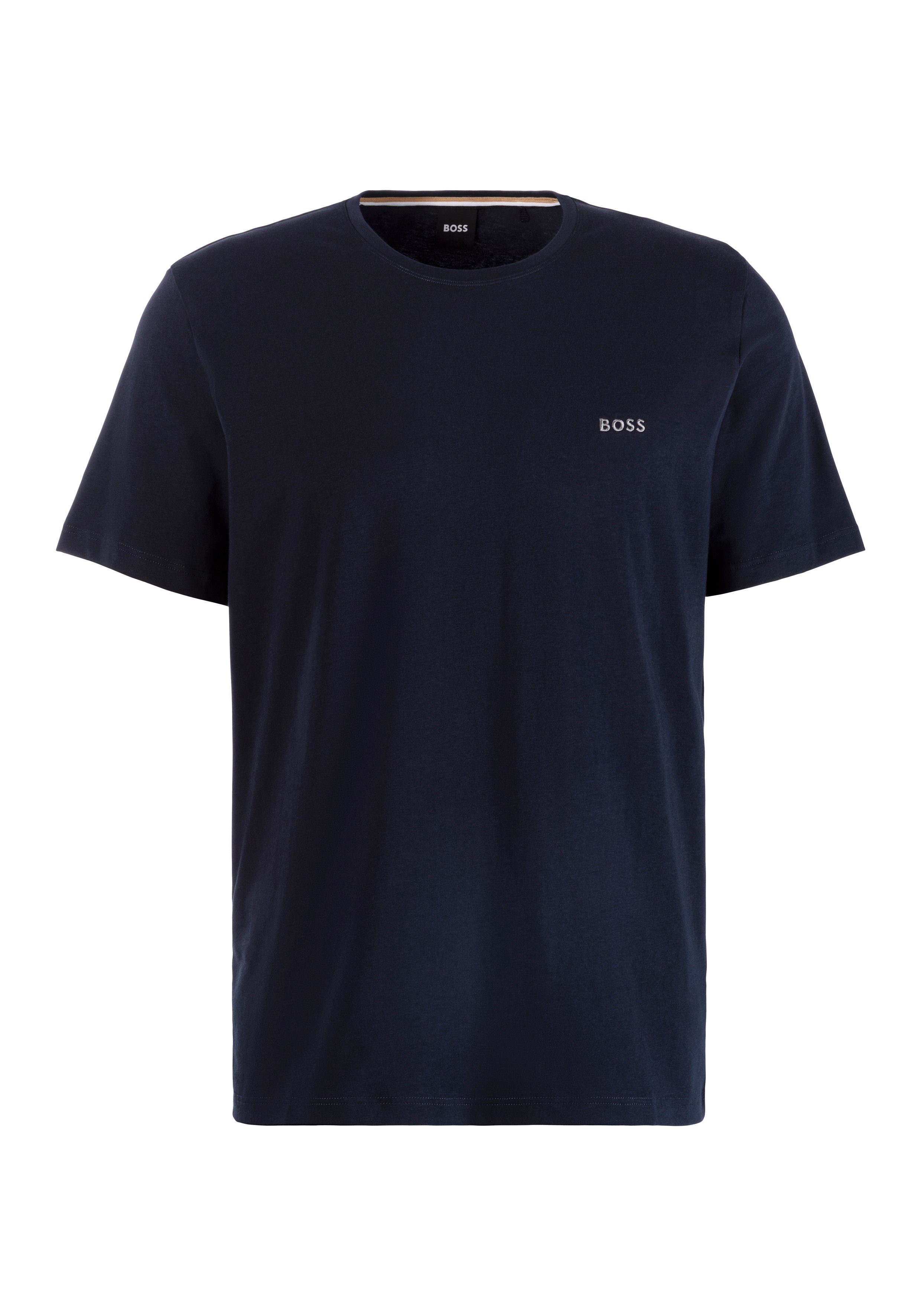 BOSS T-shirt Mix&Match T-Shirt R met boss-borduursel op de borst