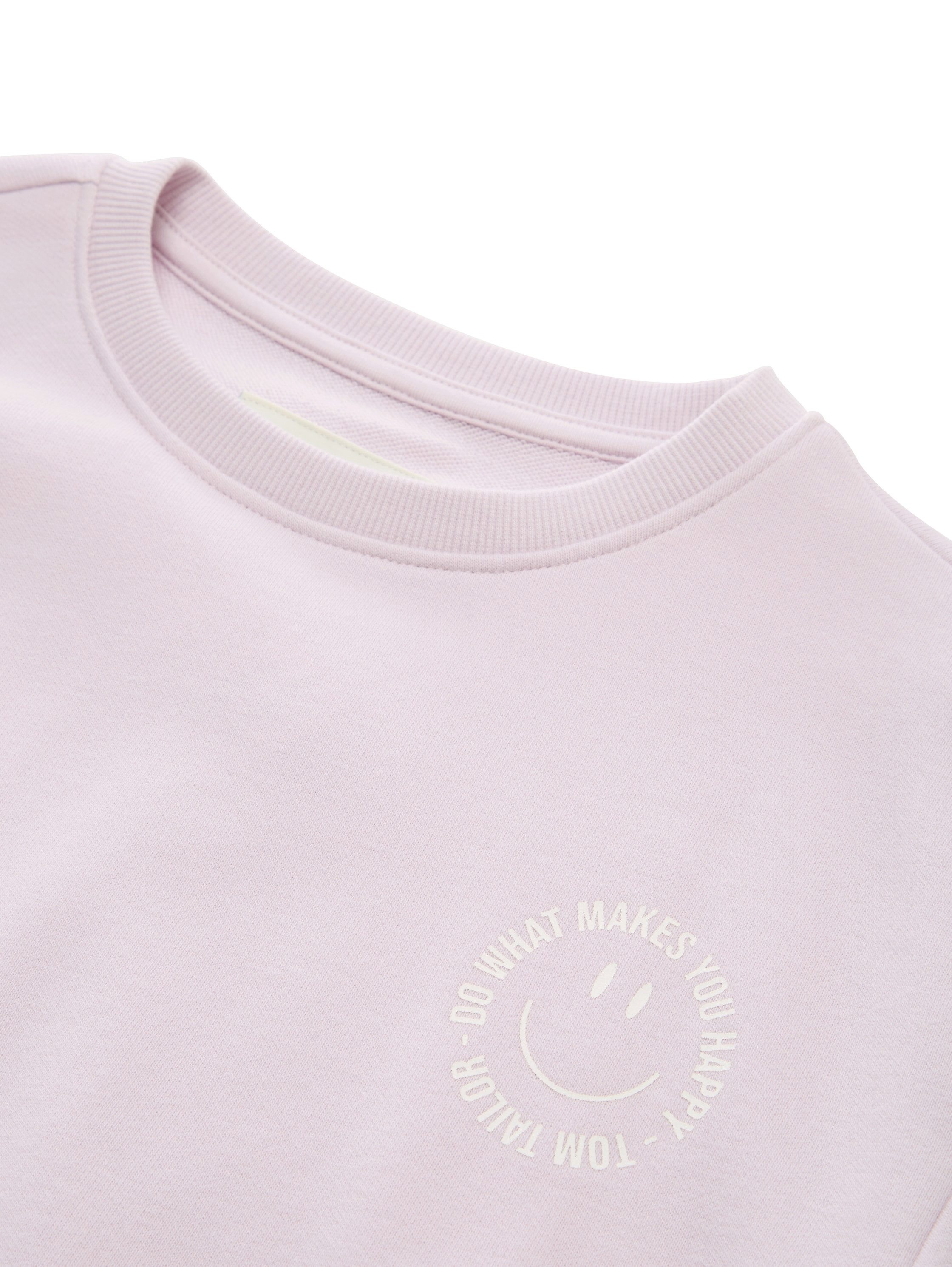 Tom Tailor Sweatshirt met een rijgkoord bij de zoom