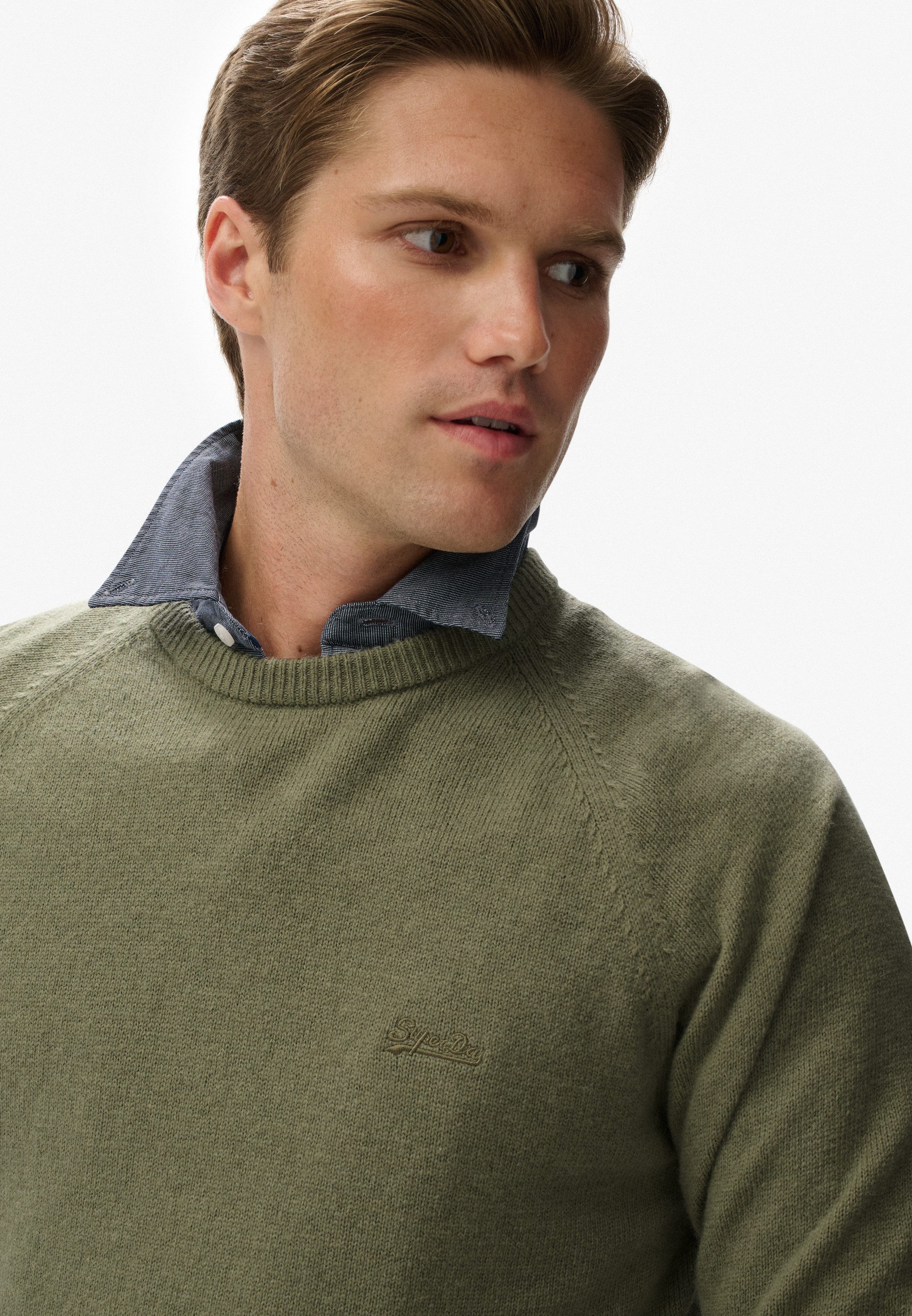 Superdry Gebreide trui WOOL BLEND JUMPER