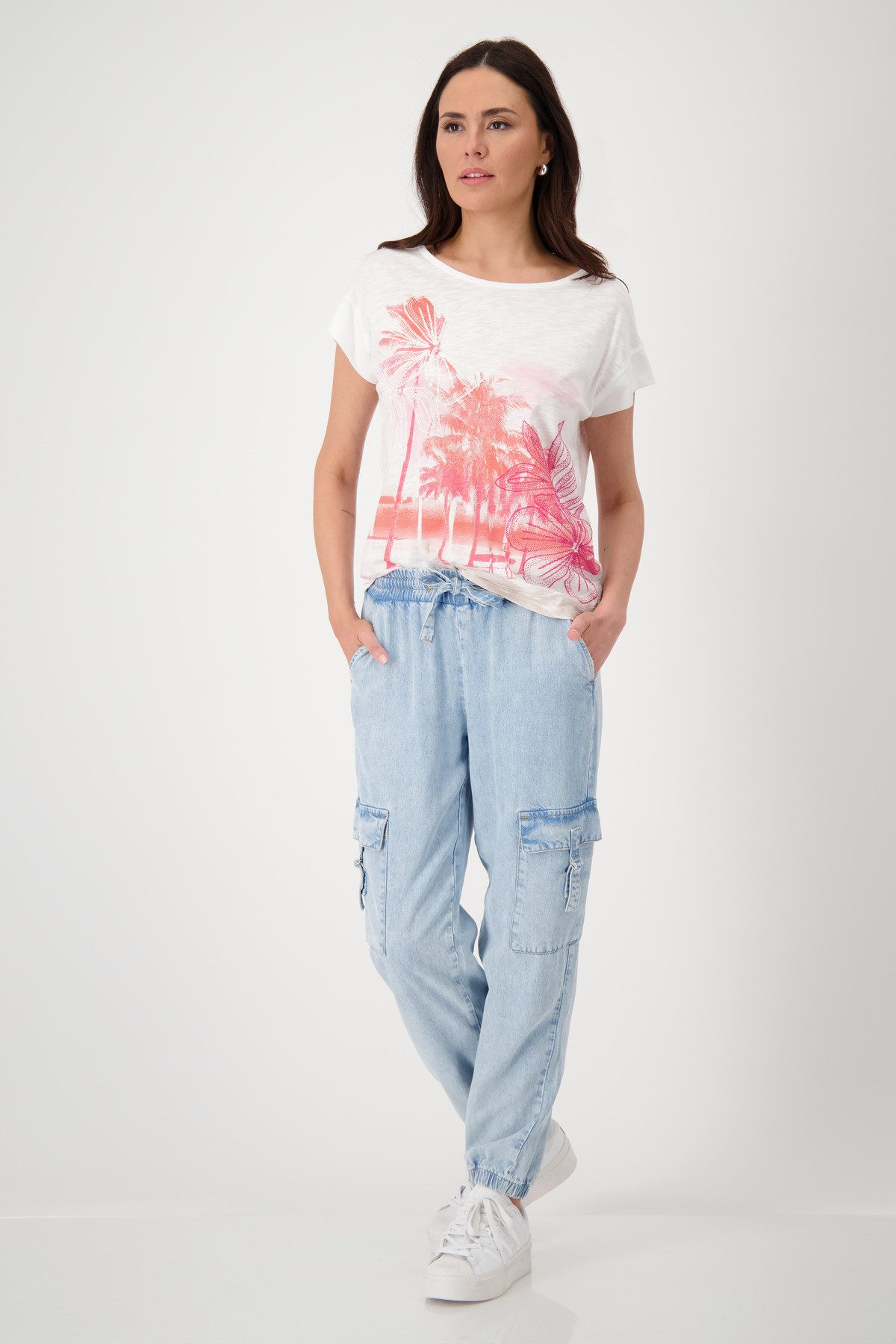 Monari Shirt met ronde hals Met een ronde hals