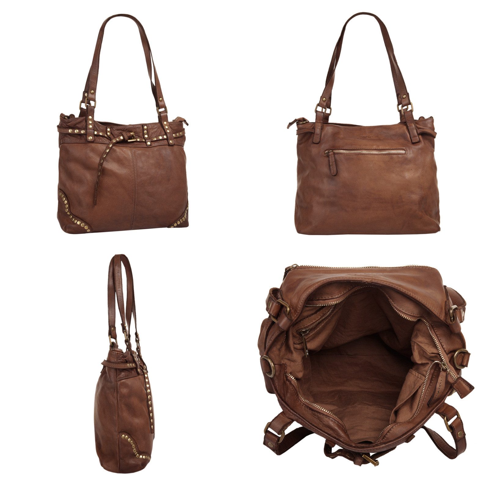 Samantha Look Shopper echt leer, made in italy
