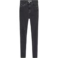 tommy jeans skinny fit jeans melany uhr spr skny cf6282 met tommy jeans-logobadge zwart