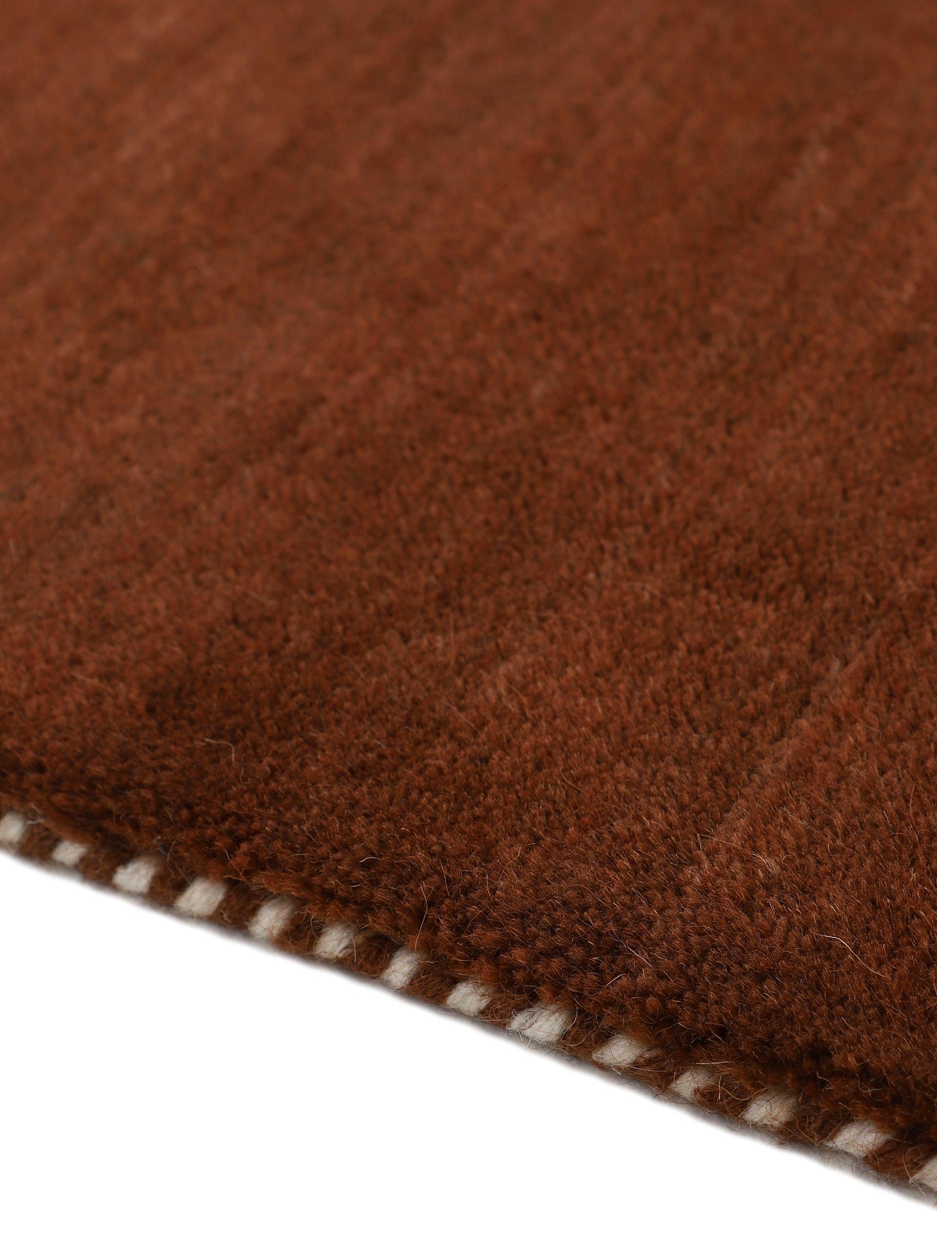 carpetfine Wollen kleed Gabbeh Uni, ook als loper verkrijgbaar