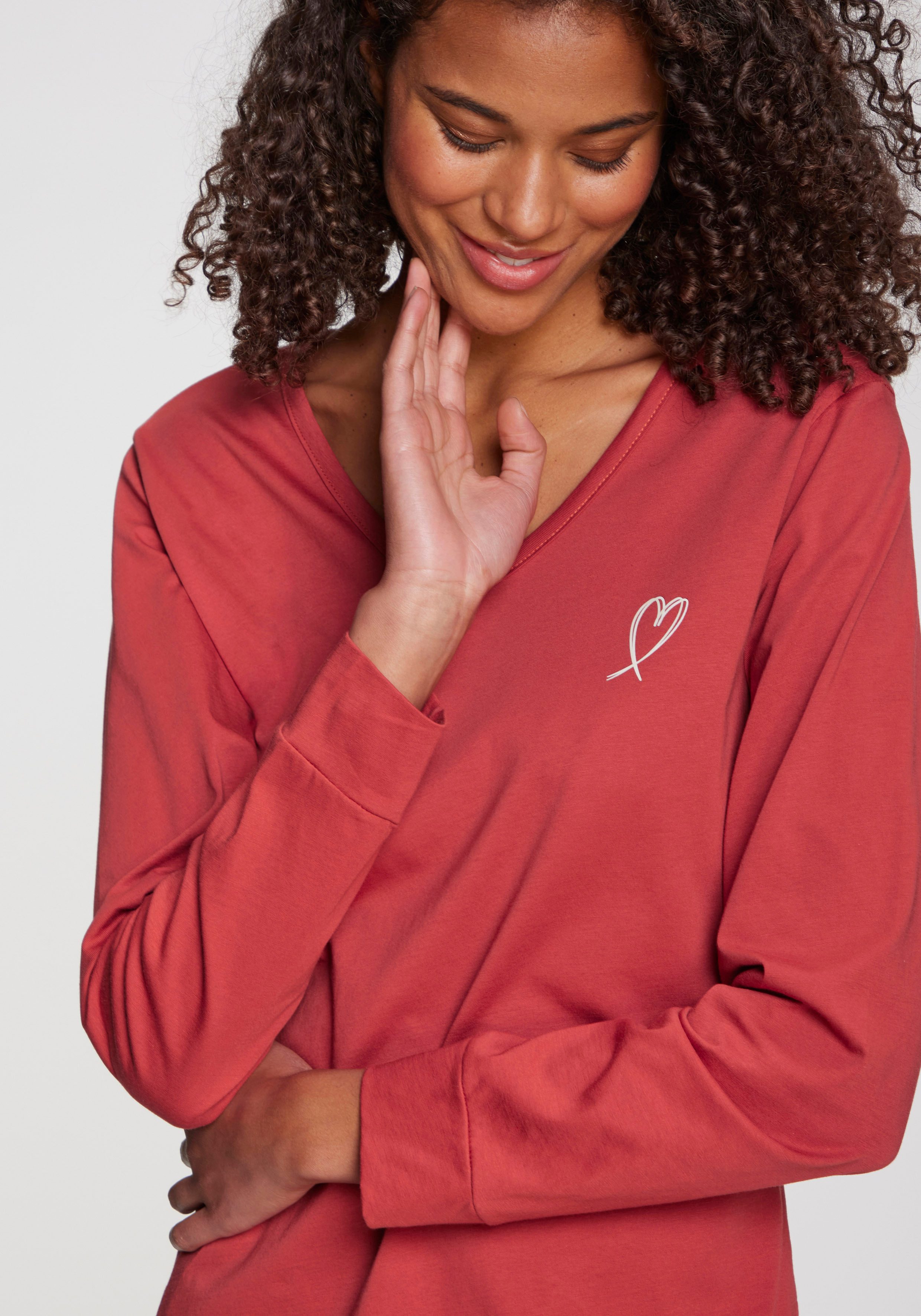 Vivance Dreams Longsleeve Met kleine hartjesprint
