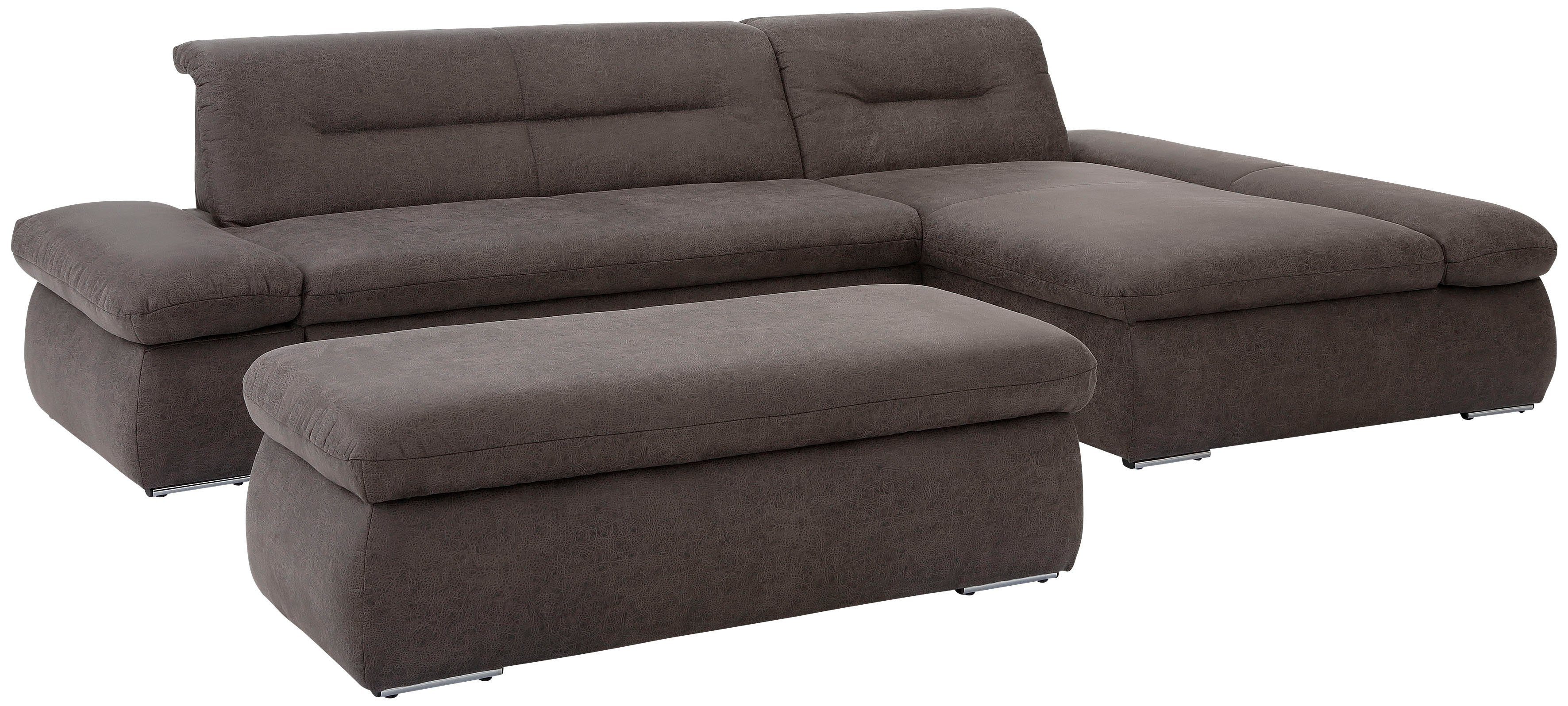 INOSIGN Hoekbank Avesa L-vorm Naar keuze met armleuningverstelling en slaapfunctie, bxdxh: 300x172x80cm