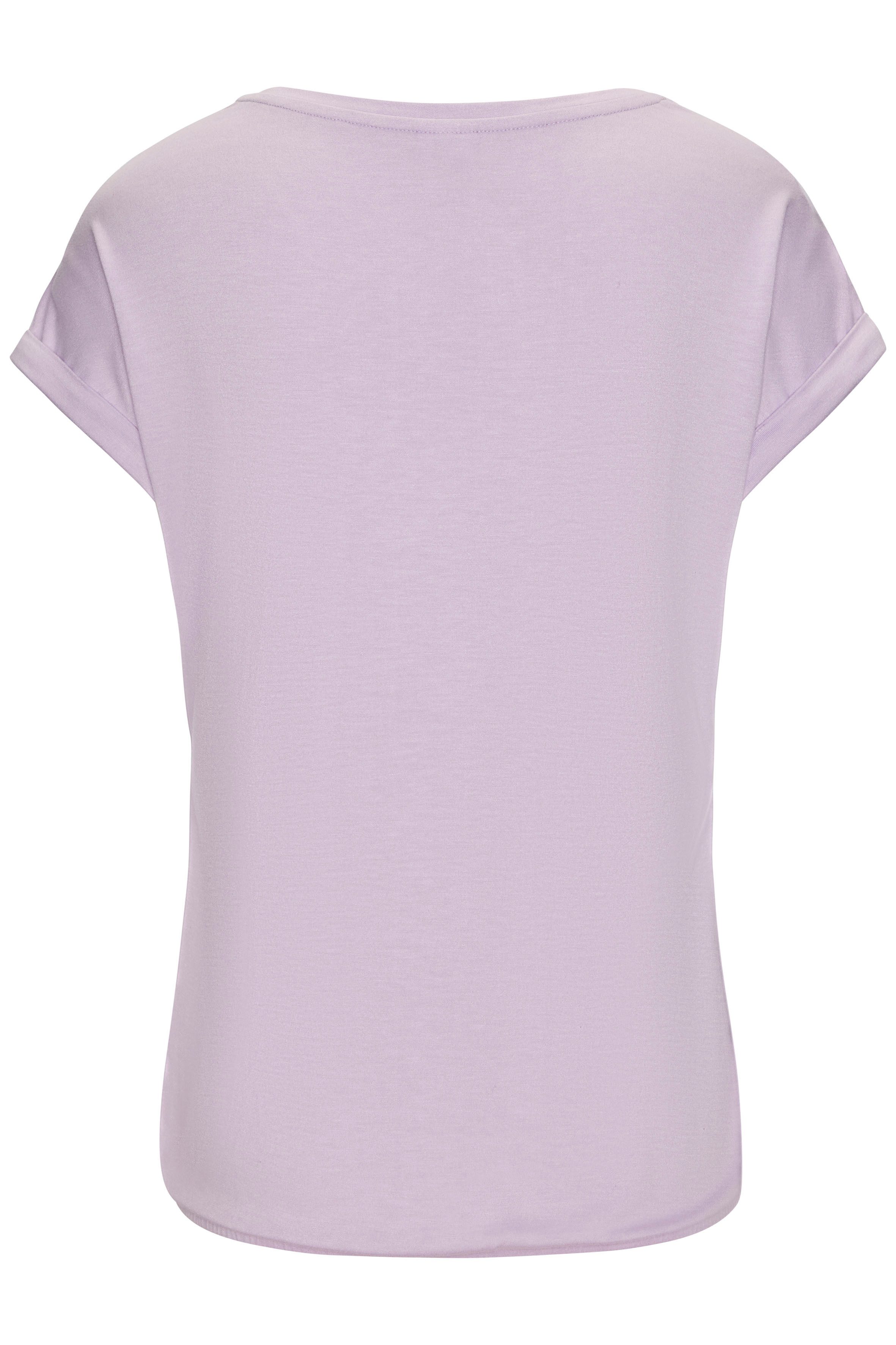 Lascana Shirt met korte mouwen Met Lascana hartprint van zachte viscose-stretch (1-delig)