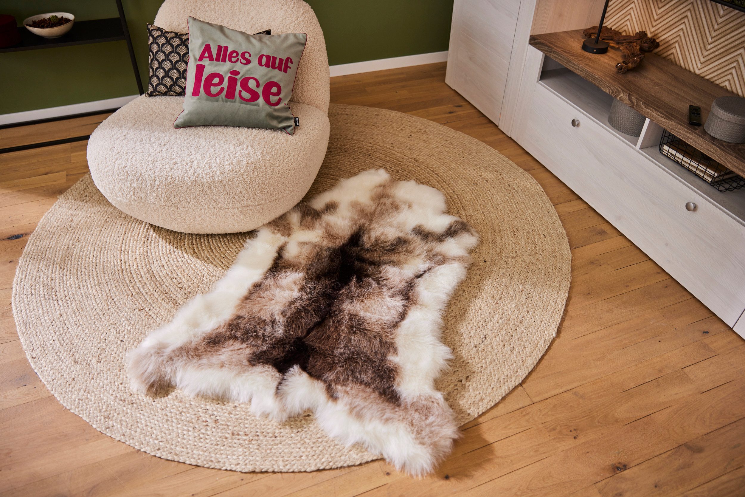 Andiamo Vachtvloerkleed Rendiervacht Rentier-kunstbont, zacht & knuffelig, woonkamer, slaapkamer