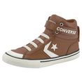 converse sneakers pro blaze strap leather bruin