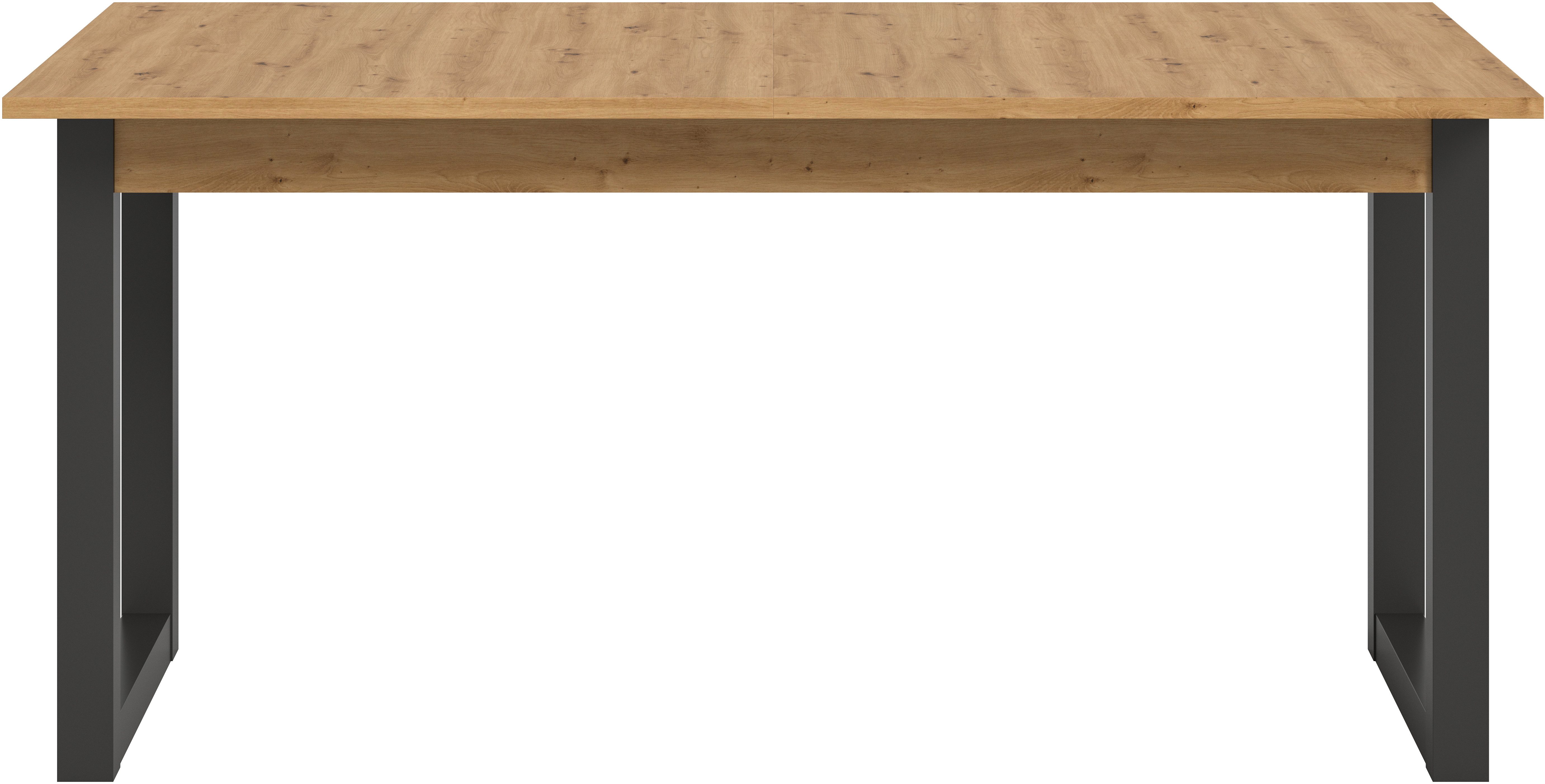 INOSIGN Eettafel Rail, ausziehbar 150 -190 cm, inklusive 40 cm Einlegeplatte