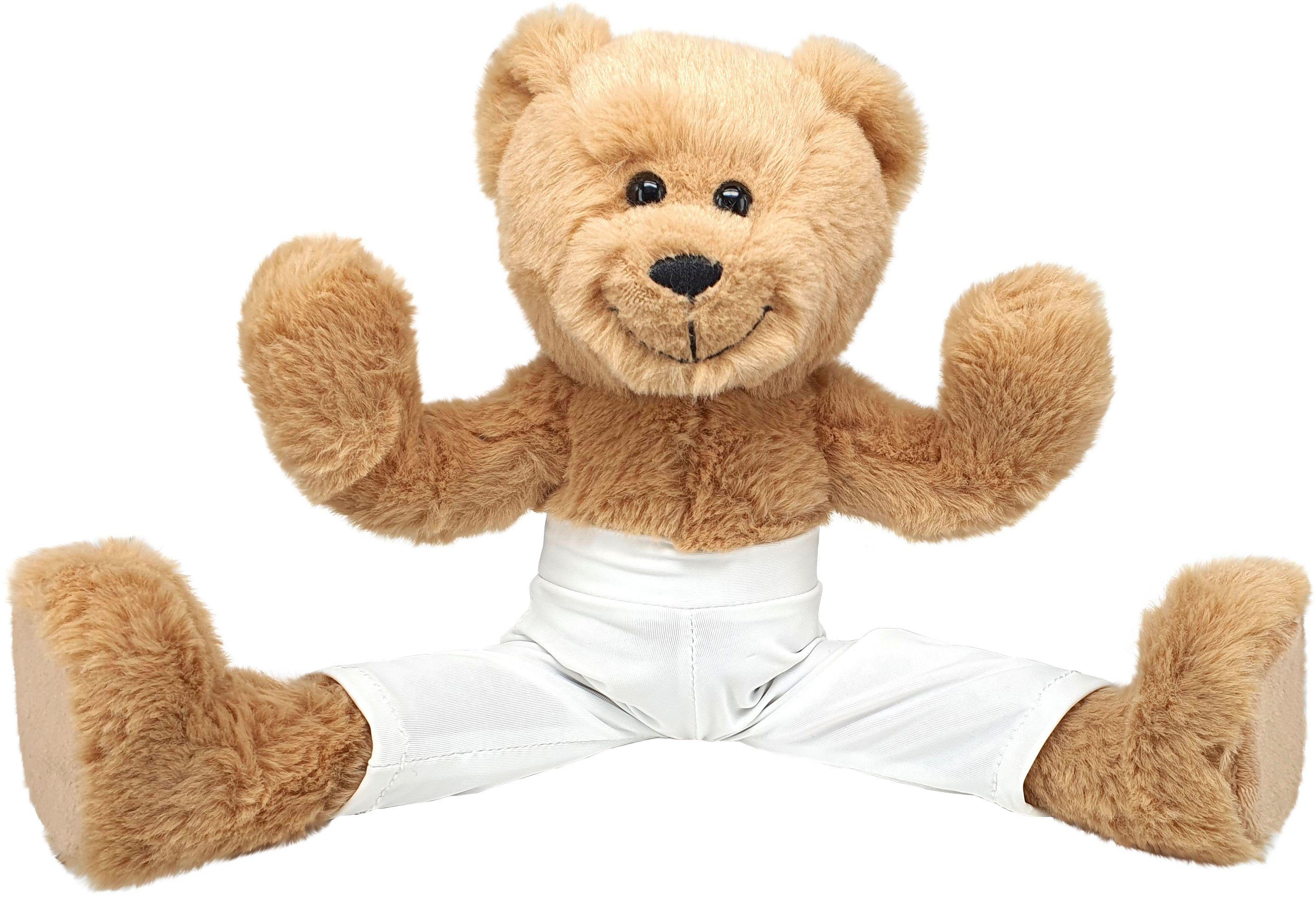 Heinrich Bauer Knuffelbeest Yoga beer, 32 cm
