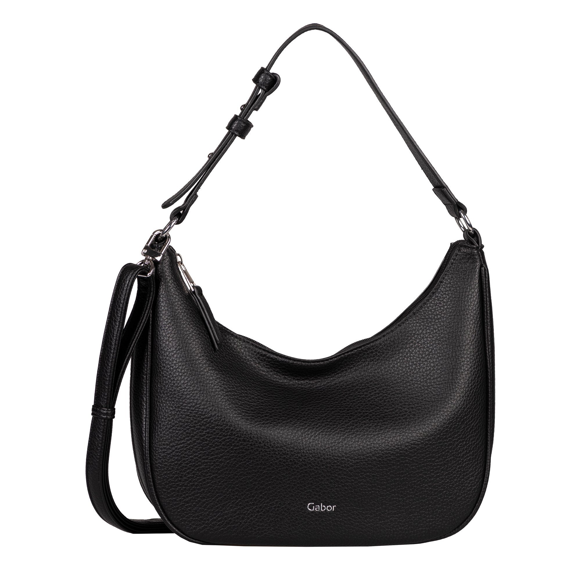 Gabor Zwarte Crossbody Tas voor Vrouwen Black Dames