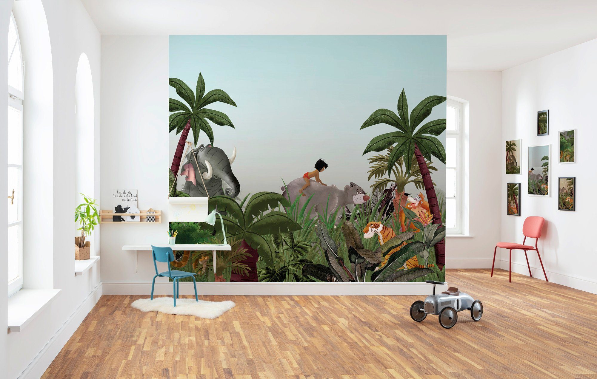 Komar Vliesbehang Digitale print vlies - Jungle Book - Afmeting 300 x 280 cm (set)