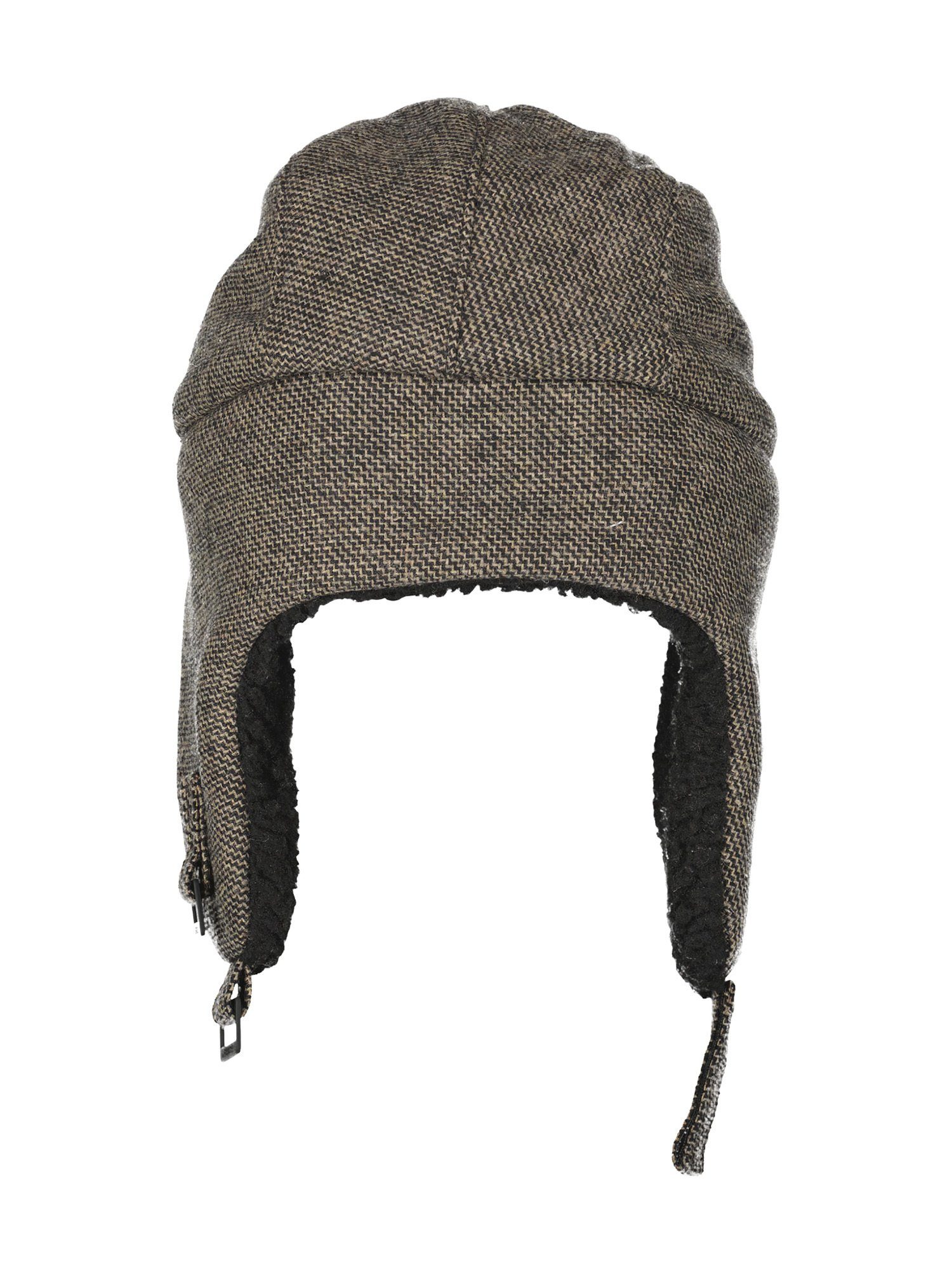 Lerros Pet met oorkleppen LERROS trapperpet, zigzag-patroon met teddyvoering