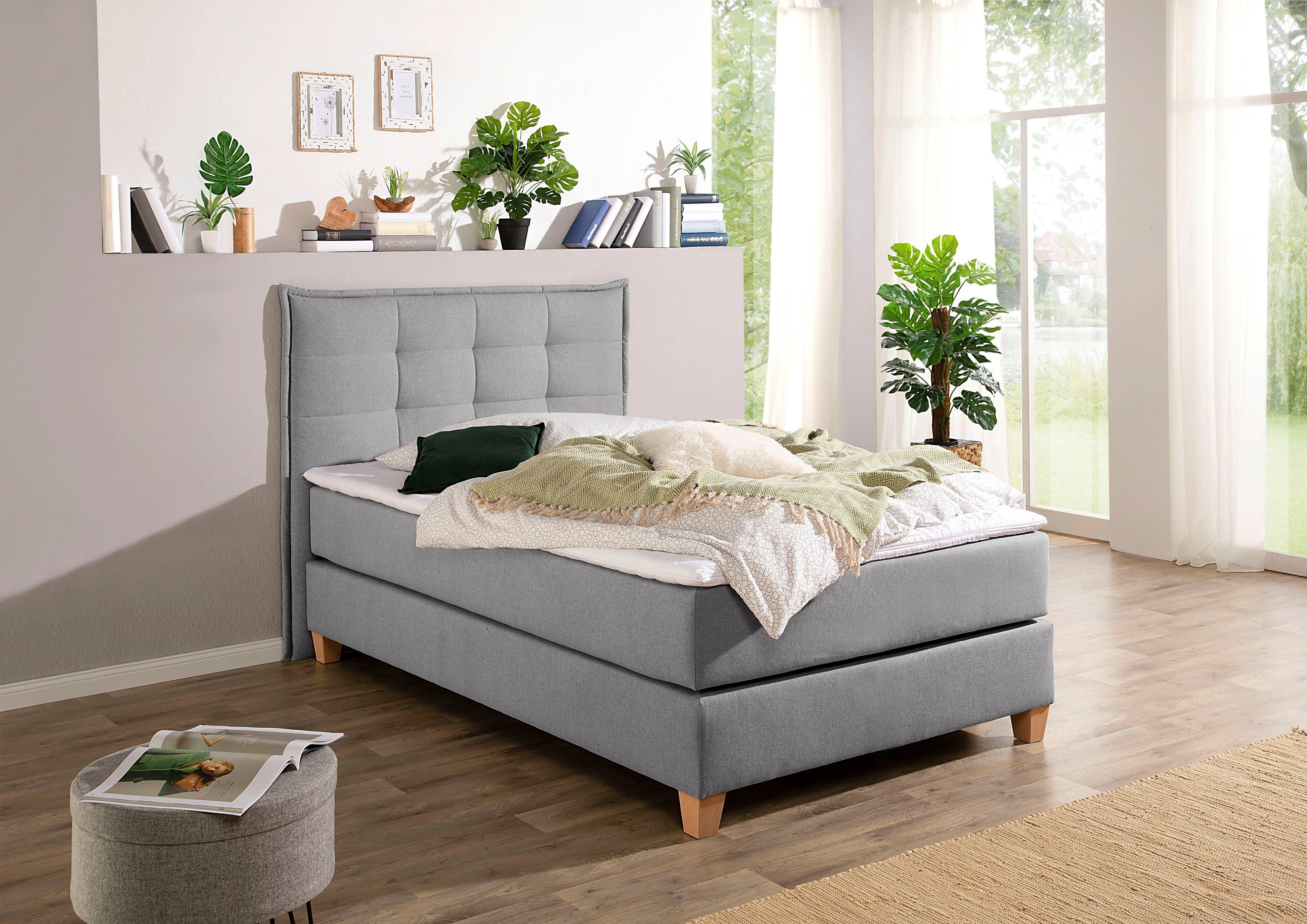 Home affaire Boxspring inclusief topmatras van comfortschuim