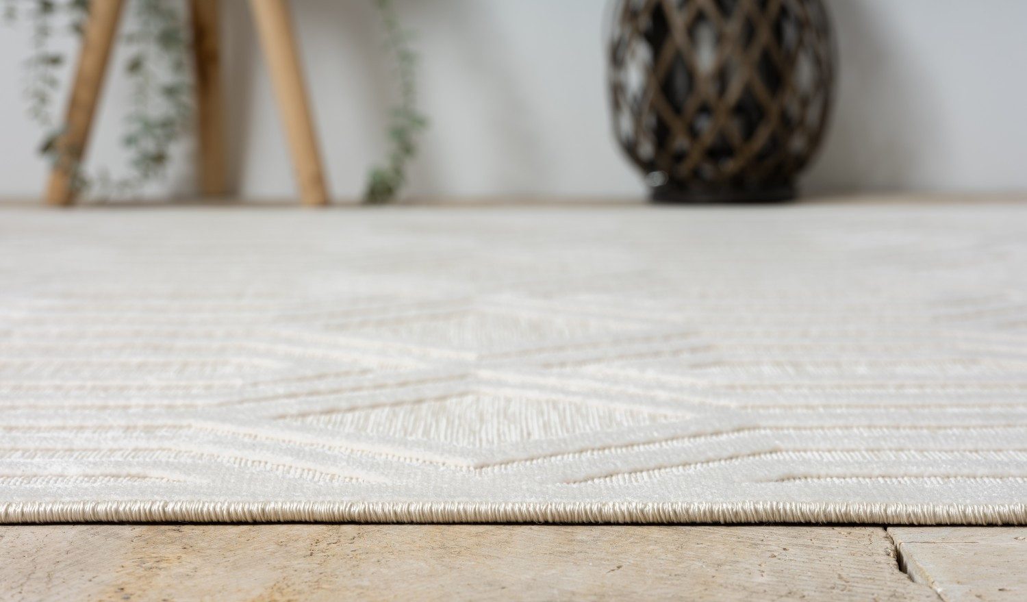 Myflair Möbel & Accessoires Vloerkleed Haven voorraadopruiming Ruitenmotief, hoog-laag effect, geschikt voor buiten, balkon, terras