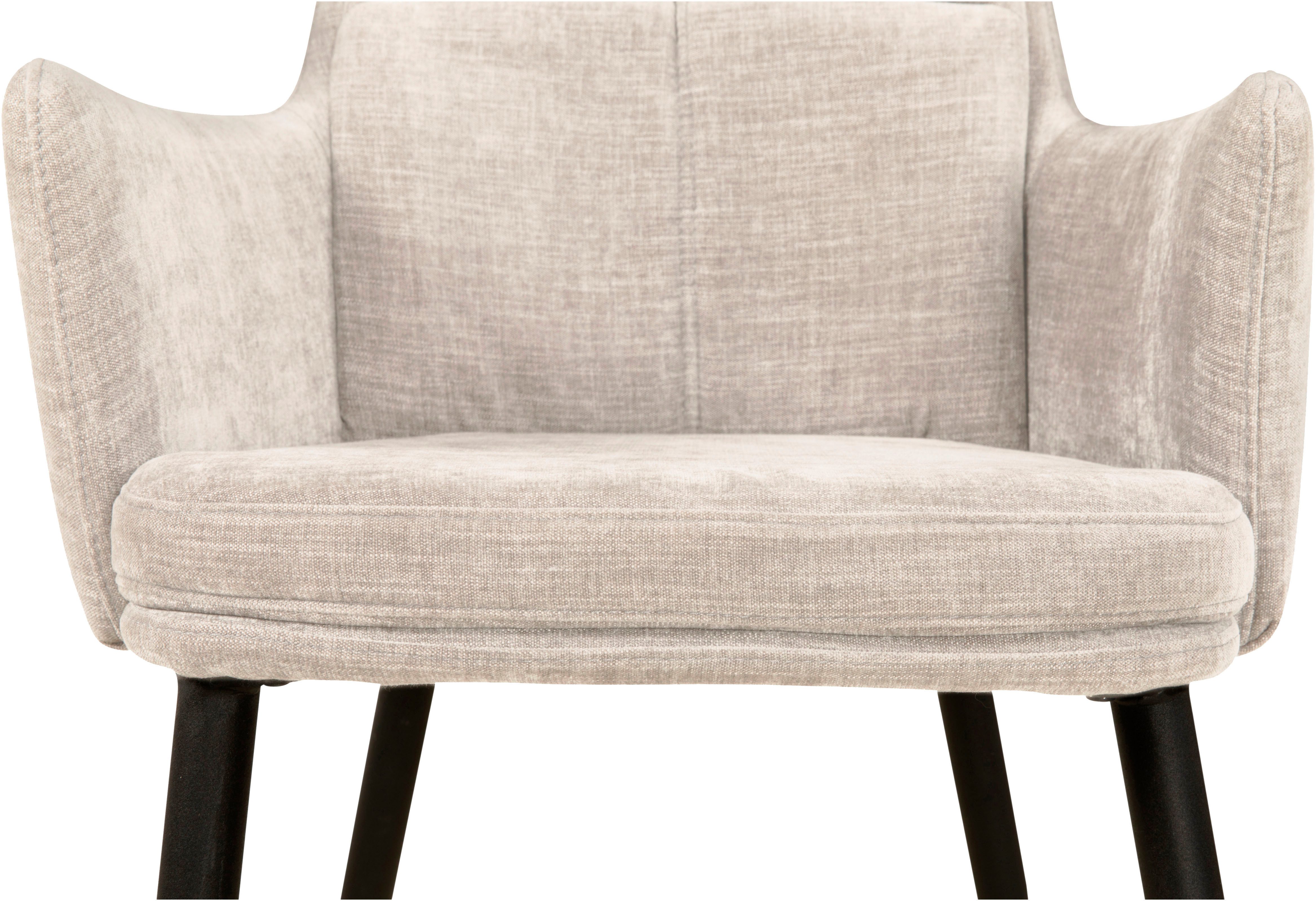 OMG Design Stoel met armleuningen DONNA Zitkuip, comfortabel gepolsterd, eetkamerstoel (set)