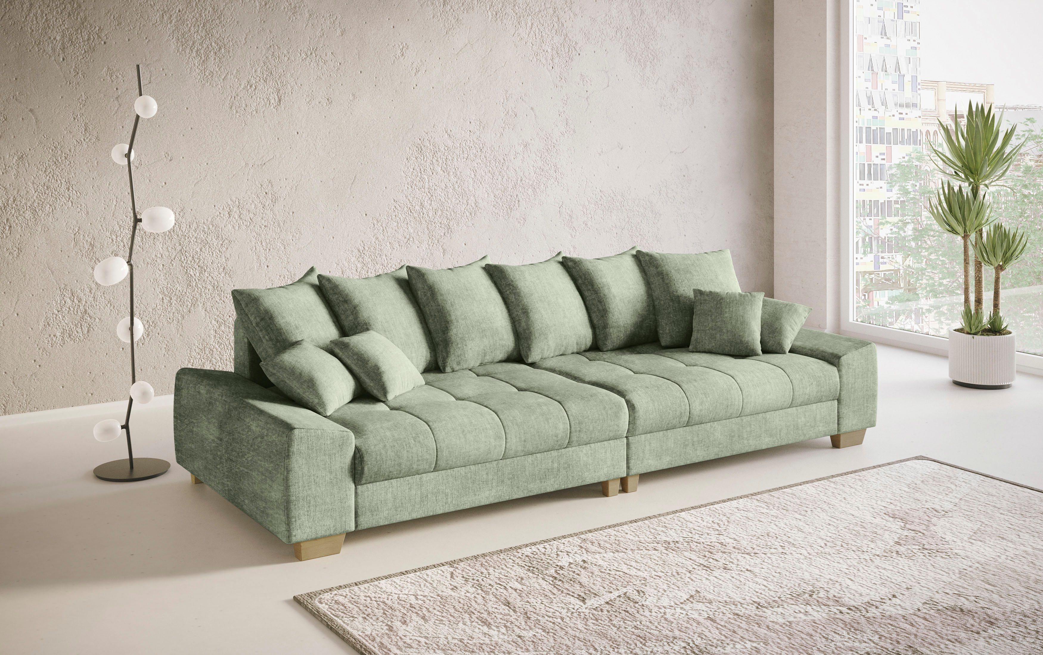 Mr. Couch Megabank Nikita II Optioneel met koudschuim bekleding, tot 140 kg belastbaar