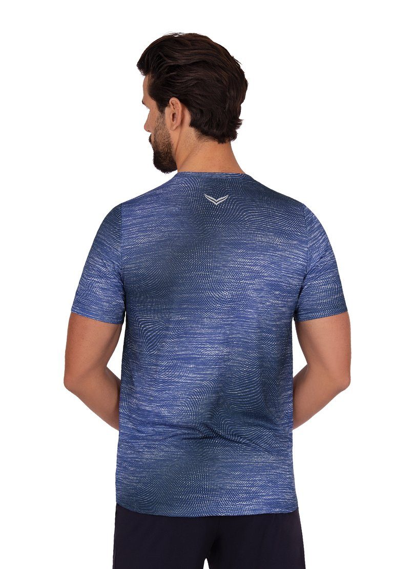Trigema T-shirt TRIGEMA COOLMAX® sportshirt met een modieuze print (1-delig)