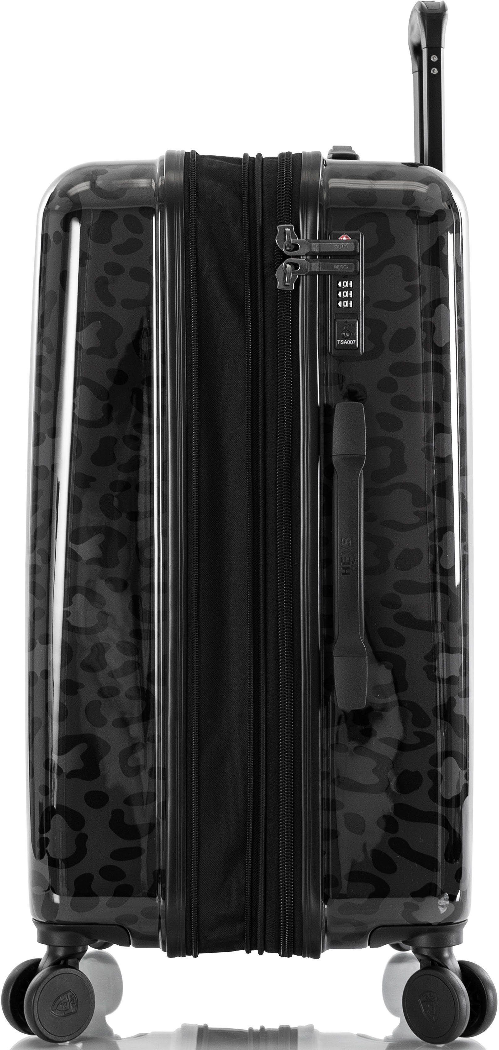Heys Hardshell-trolley Leopard 66 cm x Joachim Llambi harde koffer volumevergroting