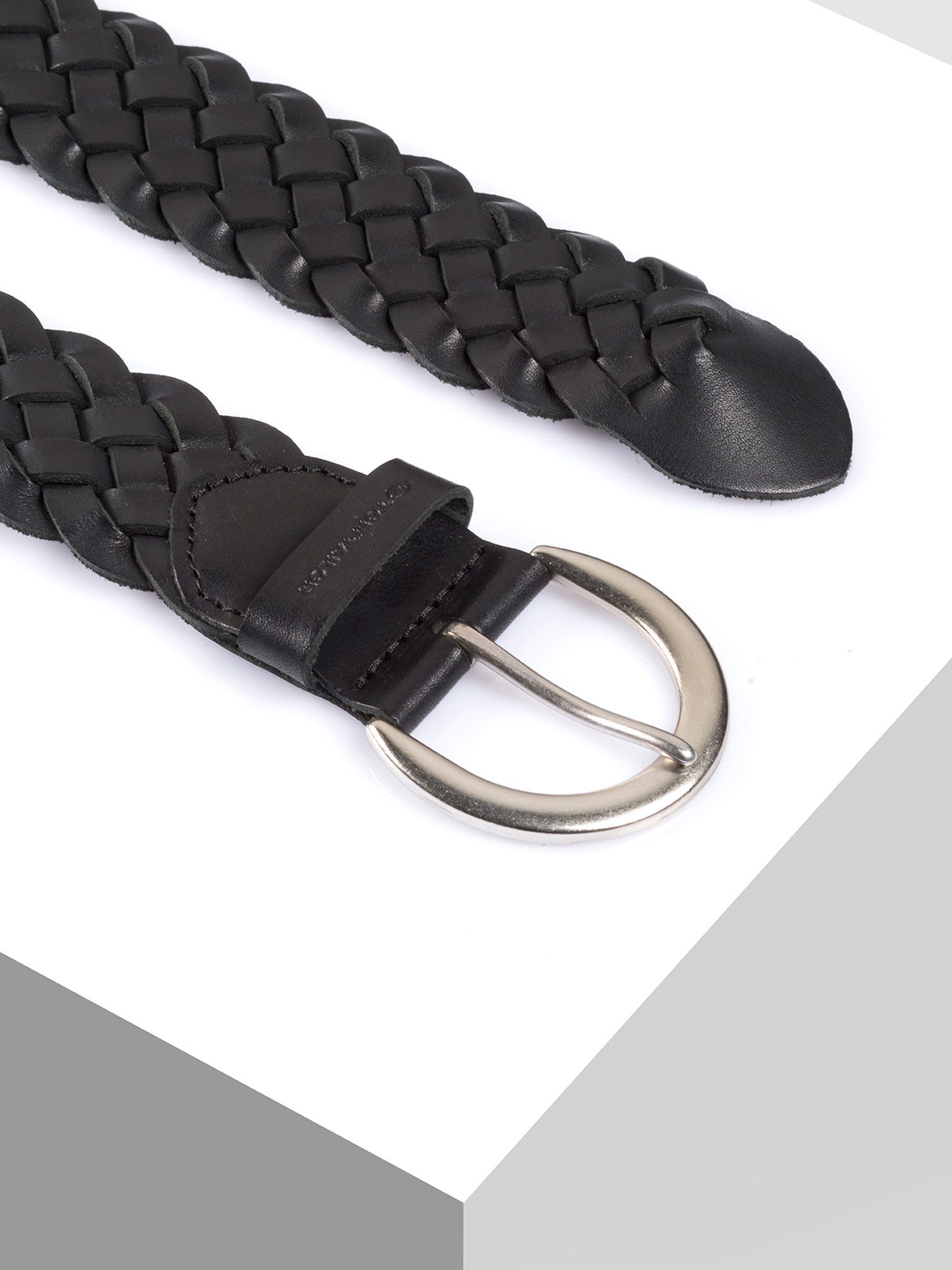 Tom Tailor Gevlochten riem TTLISA 4 cm brede damesriem, vlechtleren riem, modieuze must-have