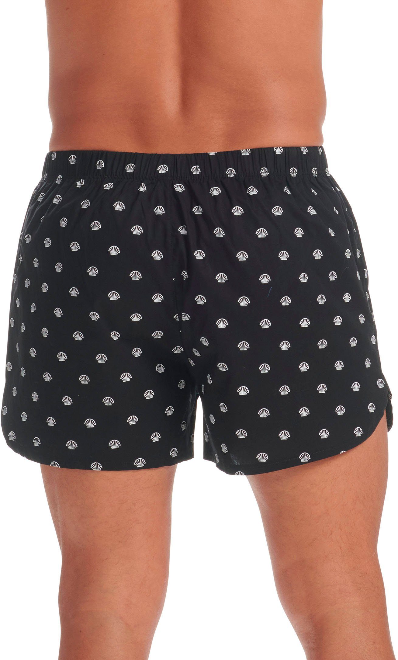 adidas Originals Geweven boxershort Comfort Cotton met all-over logoprint (Set van 2)