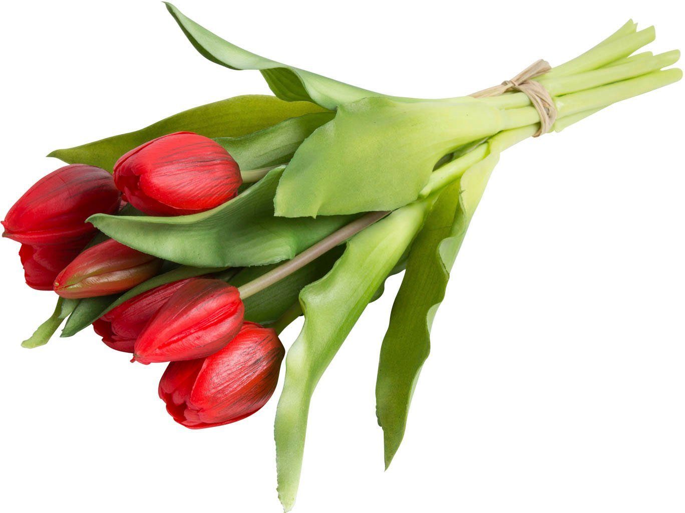 Botanic-Haus Kunstbloem Willa Bos tulpen in 7-delige set (set, 7 stuks)