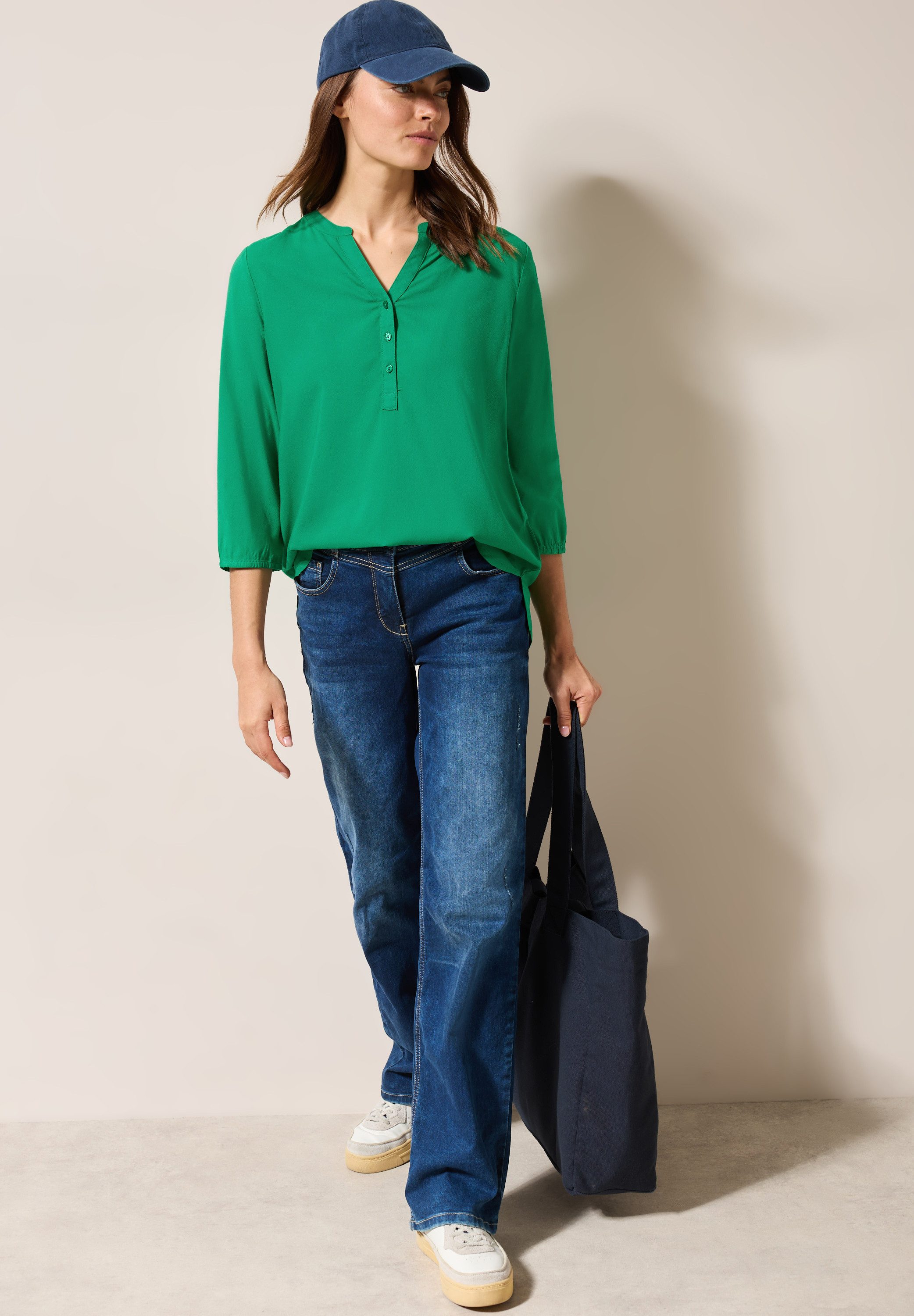 Cecil Klassieke blouse in unikleur