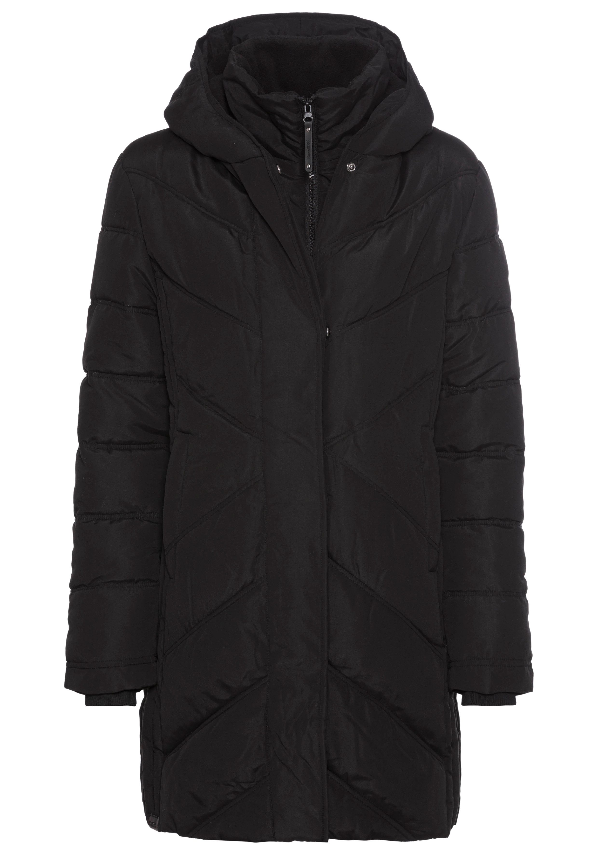 KangaROOS Winterjack met hoge kraag gevoerde capuchon