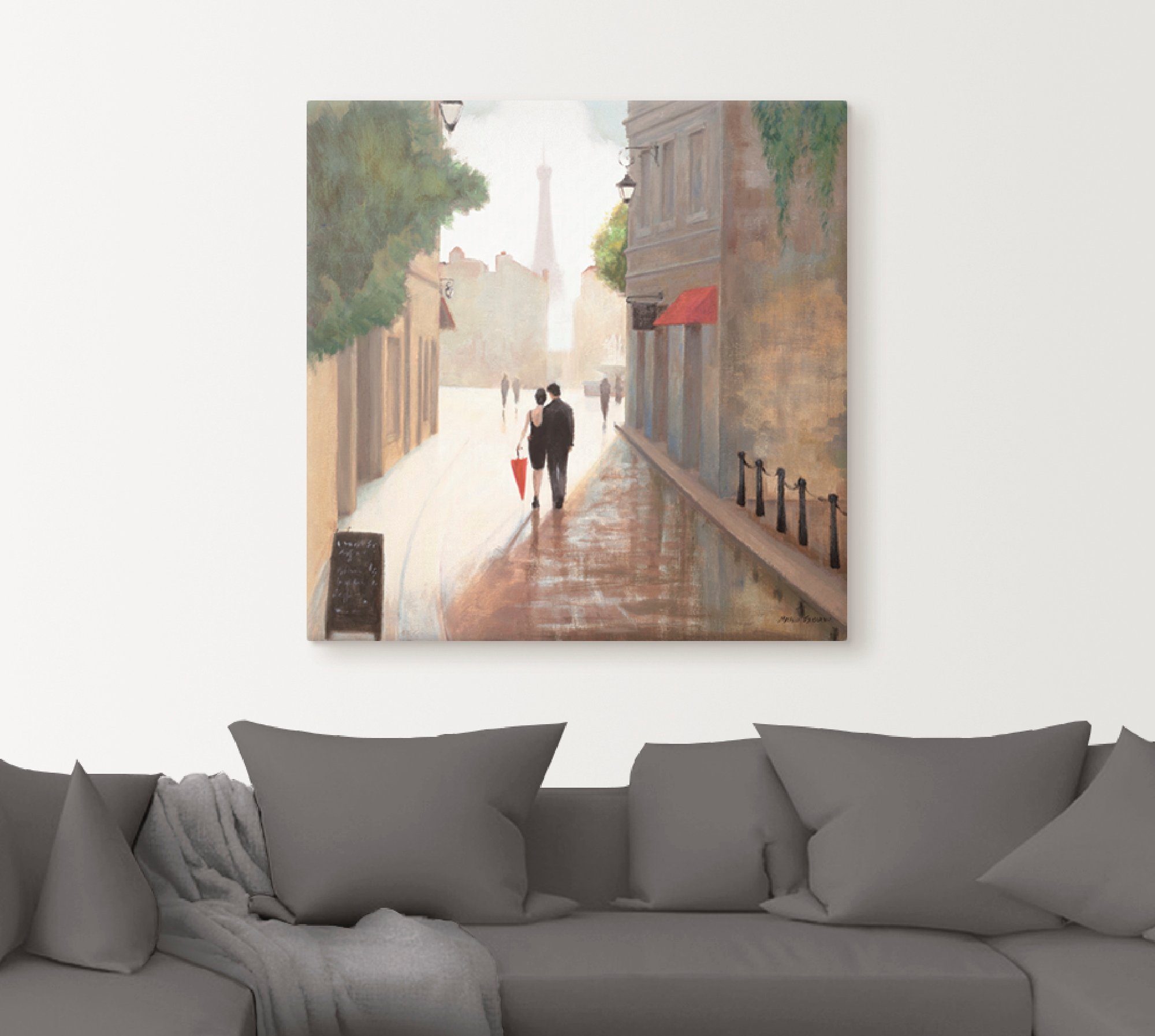 Artland Artprint Parijs Romance I als artprint op linnen, poster, muursticker in verschillende maten