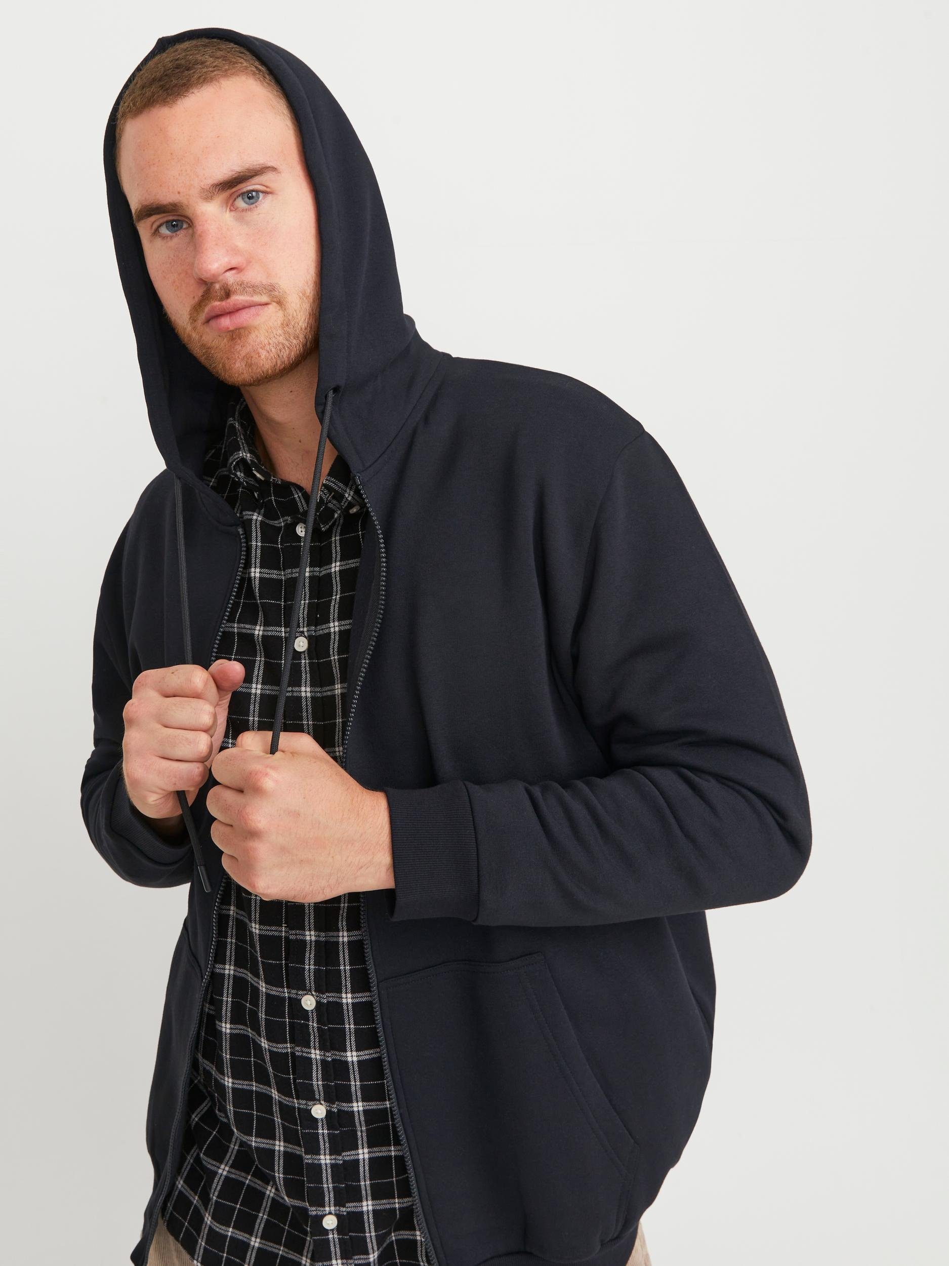 Jack & Jones PlusSize Capuchonsweatvest JJEBRADLEY SWEAT ZIP HOOD NOOS PLS