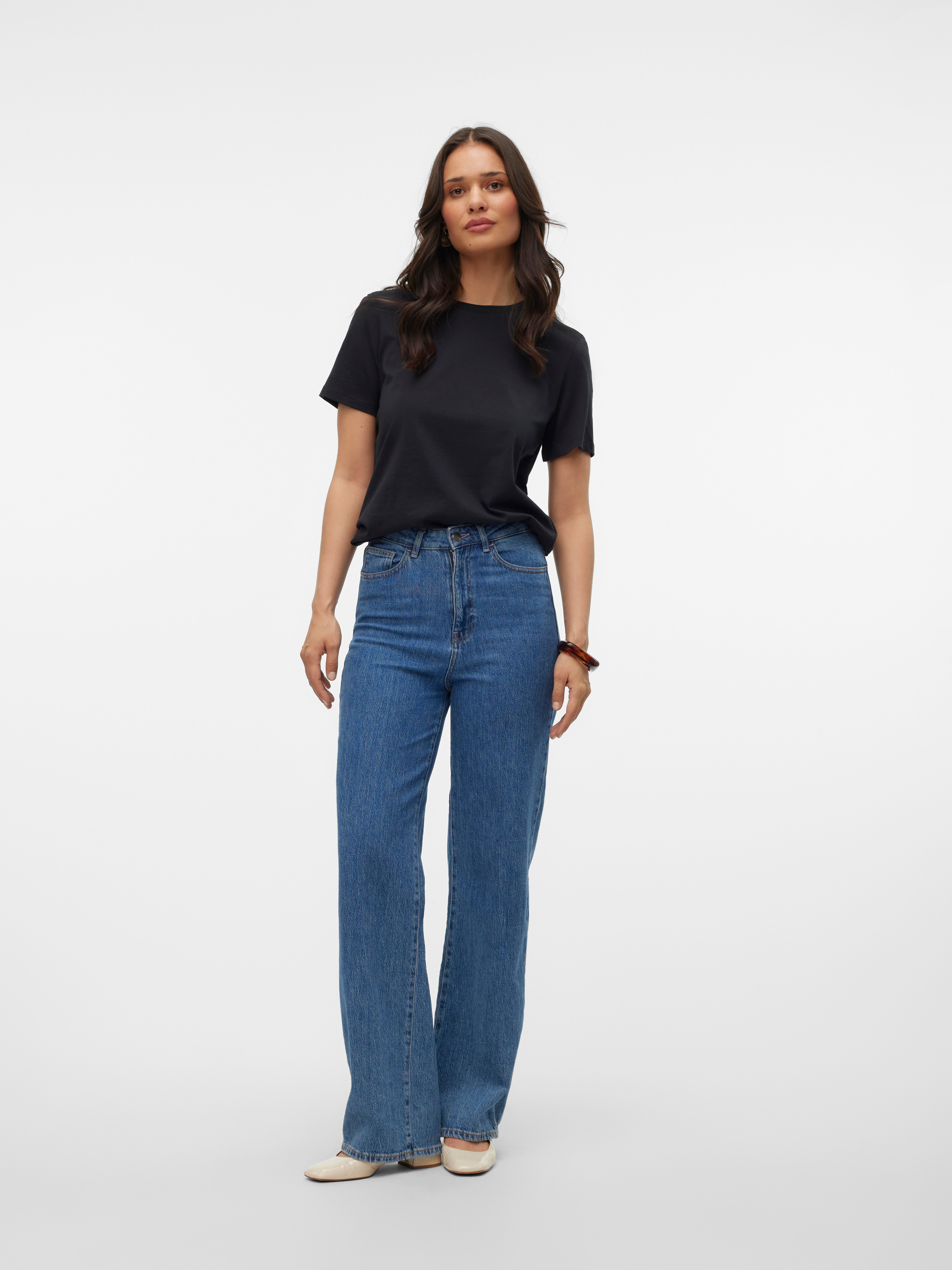 Vero Moda Shirt met korte mouwen VMPAULINA SS T-SHIRT GA JRS NOOS