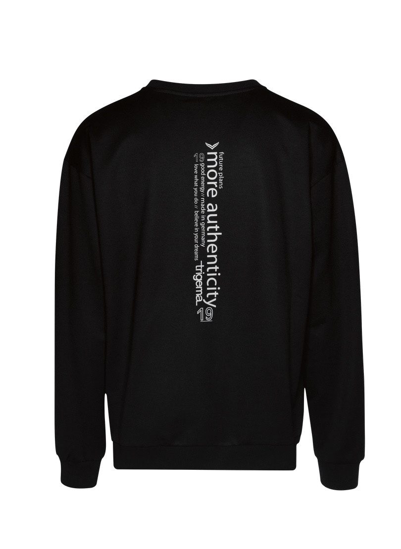 Trigema Sweatshirt TRIGEMA sweatshirt met modieuze prints