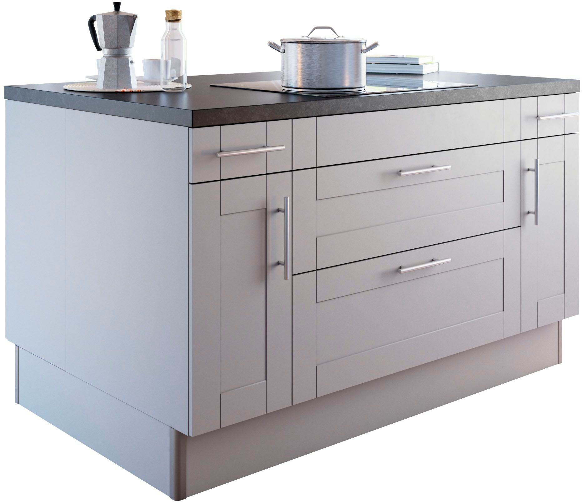 Kochstation Pantry keuken KS-Ahus Kookeiland, breedte 150 cm, optioneel met kookplaat