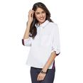 classic inspirationen blouse met lange mouwen wit