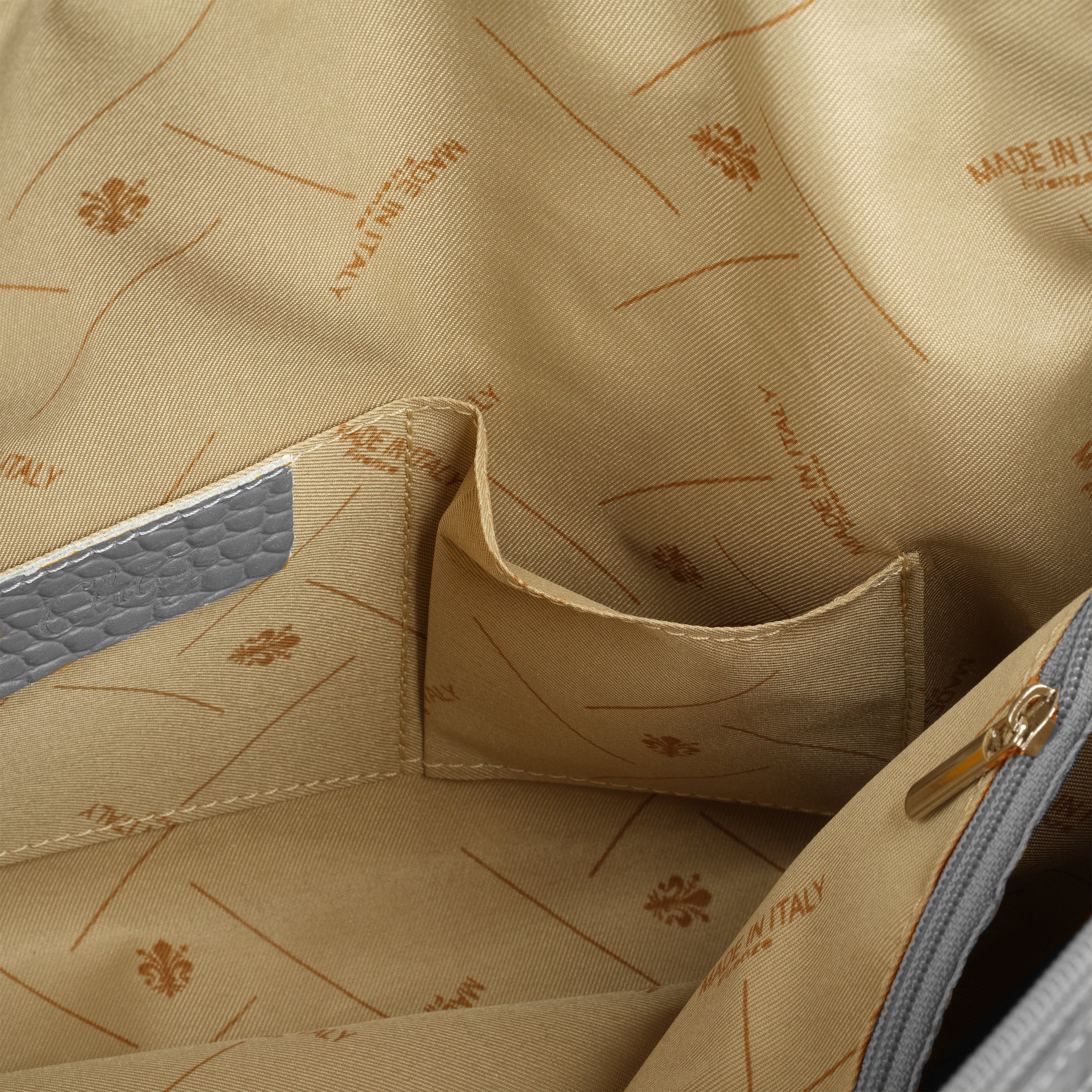 Cluty Tas echt leer, made in italy