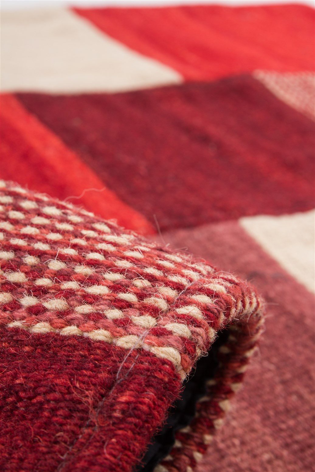 Kayoom Vloerkleed Radical 230 Handgeweven jacquard-kilim, hoogwaardige materiaalcombinatie