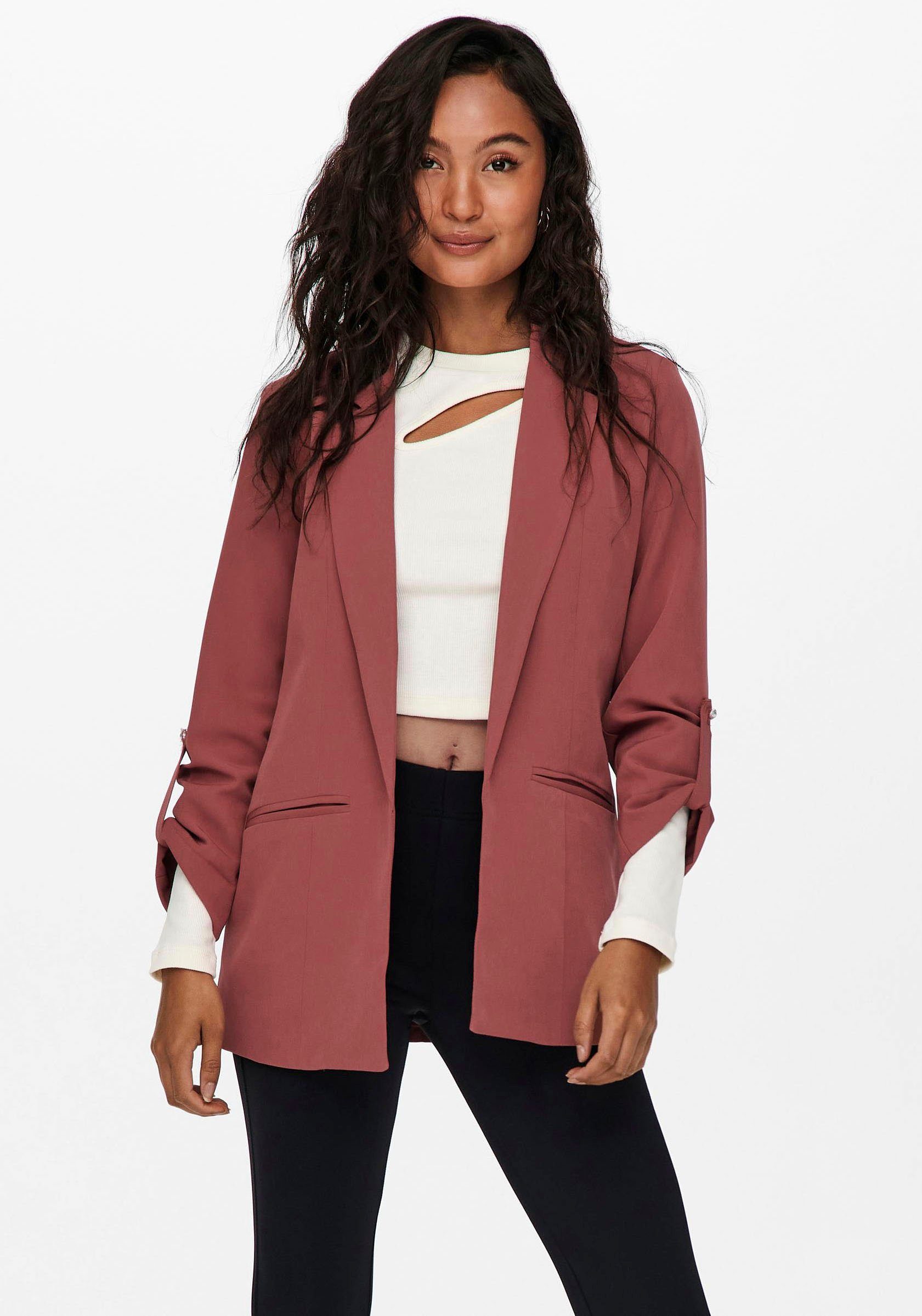 Only Korte blazer ONLKAYLE-ORLEEN 3/4 BLAZER TLR NOOS dames korte blazers maat 34 (XS) rood