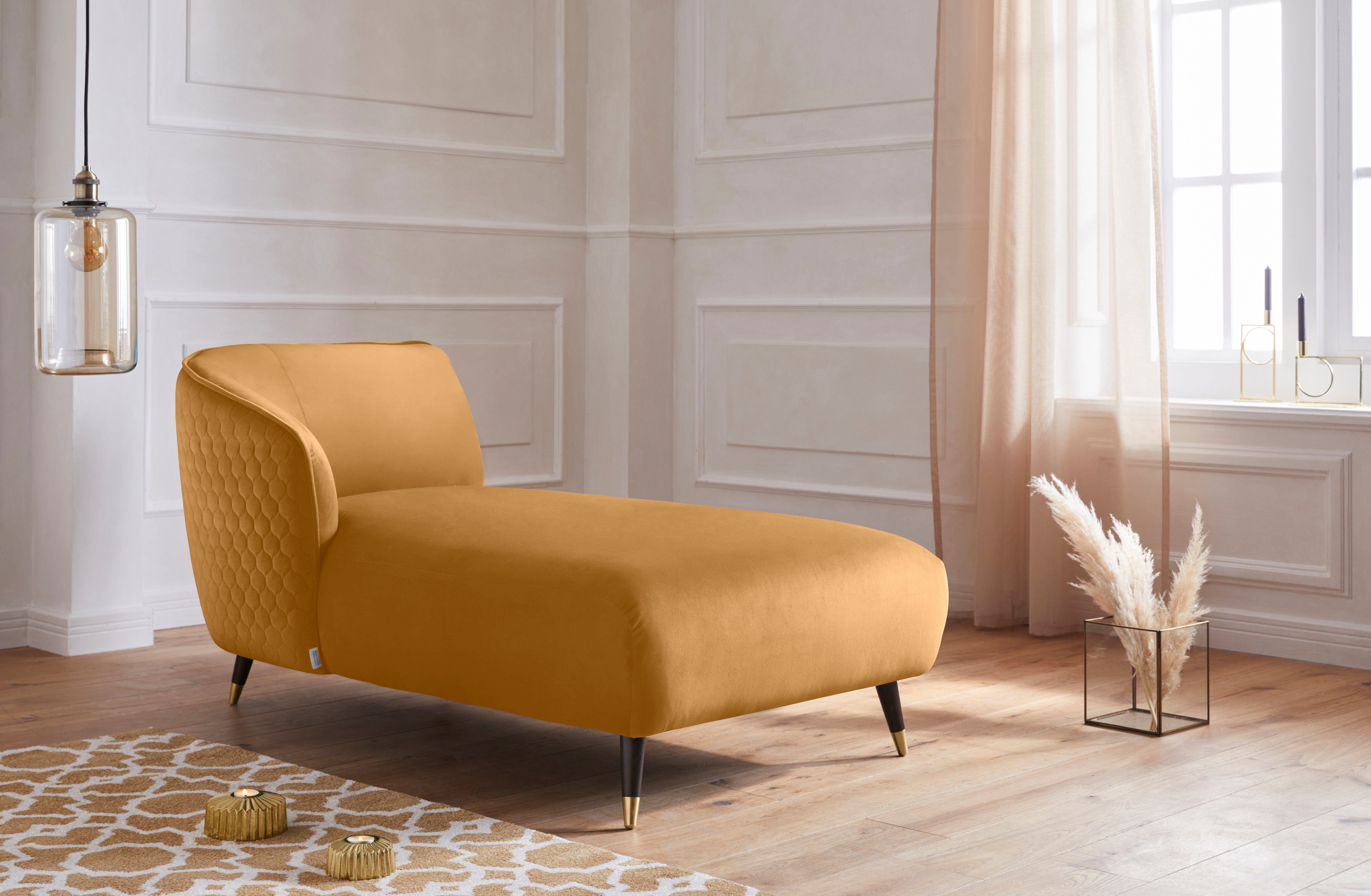 Guido Maria Kretschmer Home&Living Récamier Oradea met elegante stiksels op achterzijde van de rugleuning