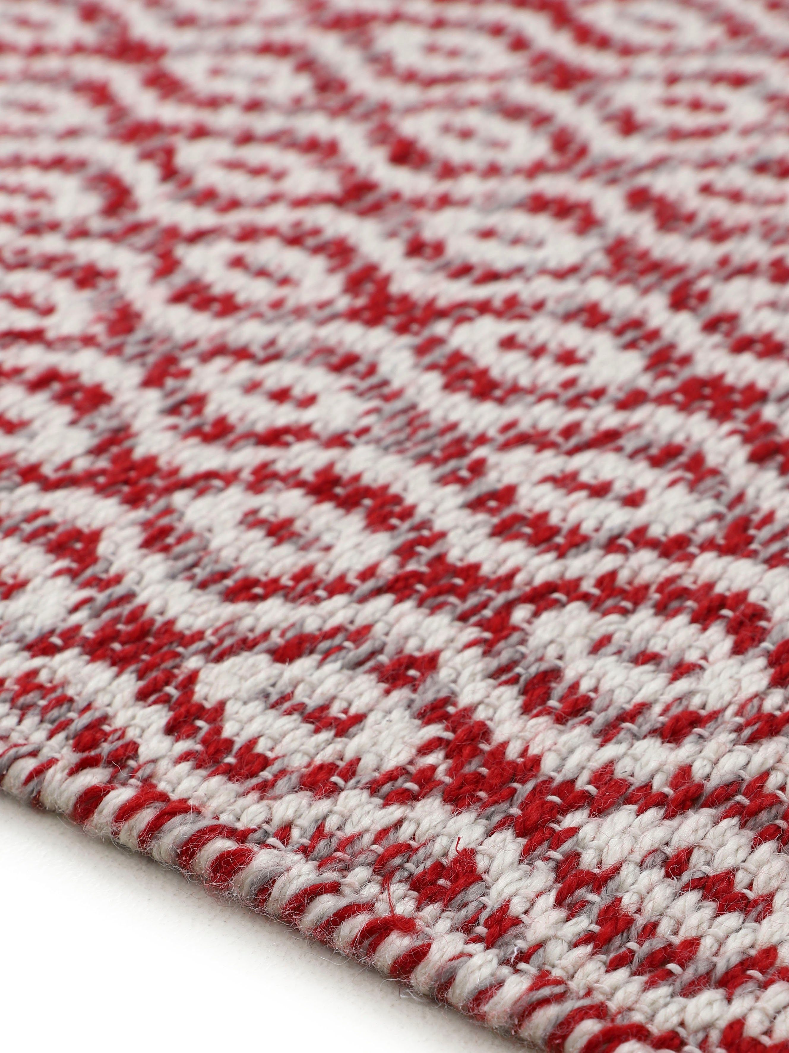 carpetfine Vloerkleed Frida 202 Omkeerbaar tapijt, 100% gerecycled materiaal (PET), vlakweefsel, sisal uitstraling