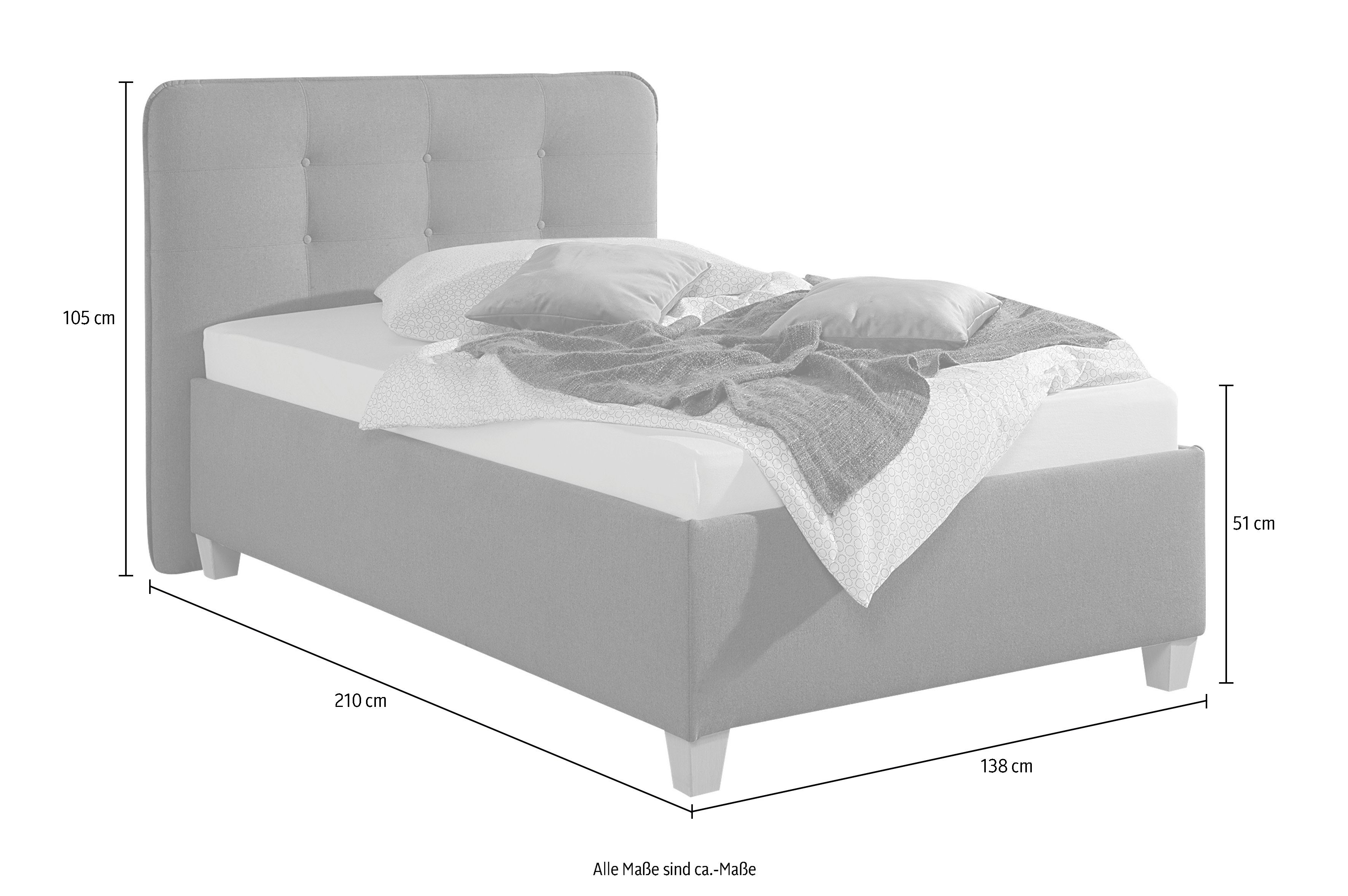 Maintal Gestoffeerd bed inclusief bedkist